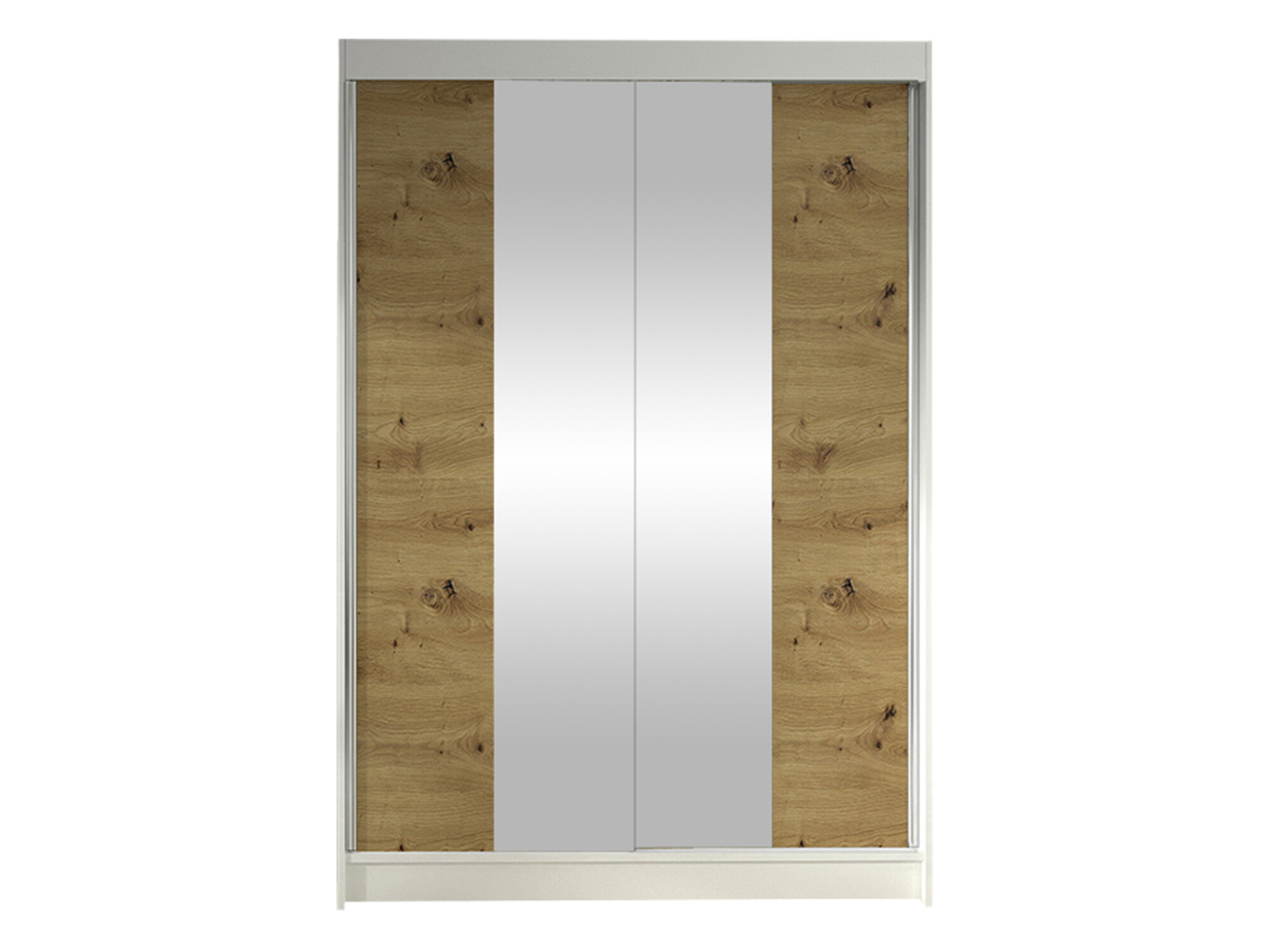Armoire Closico Salvor II (Blanc + Chêne Artisan)