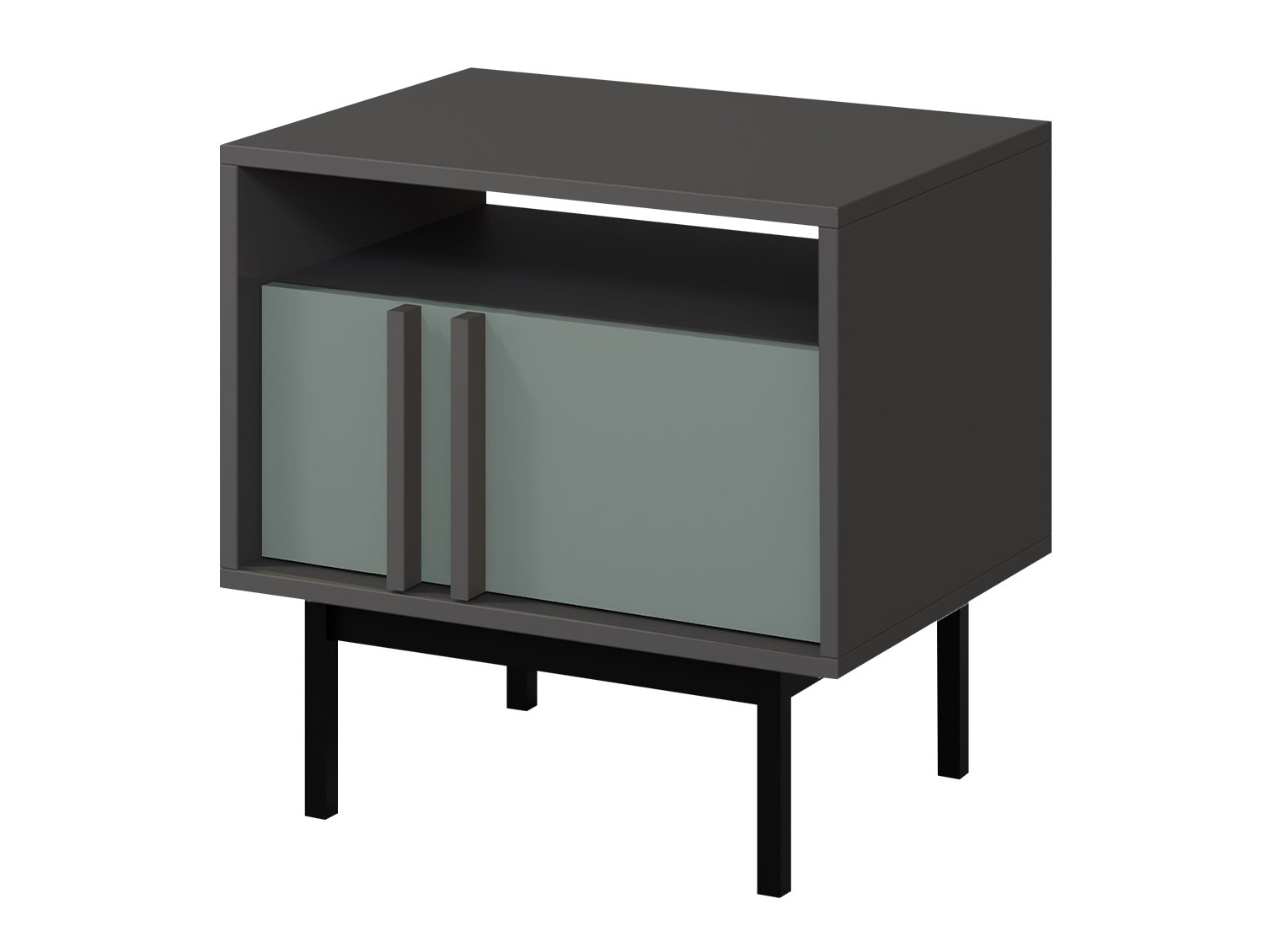 Table de chevet Levali 112 (Vert poussiéreux)