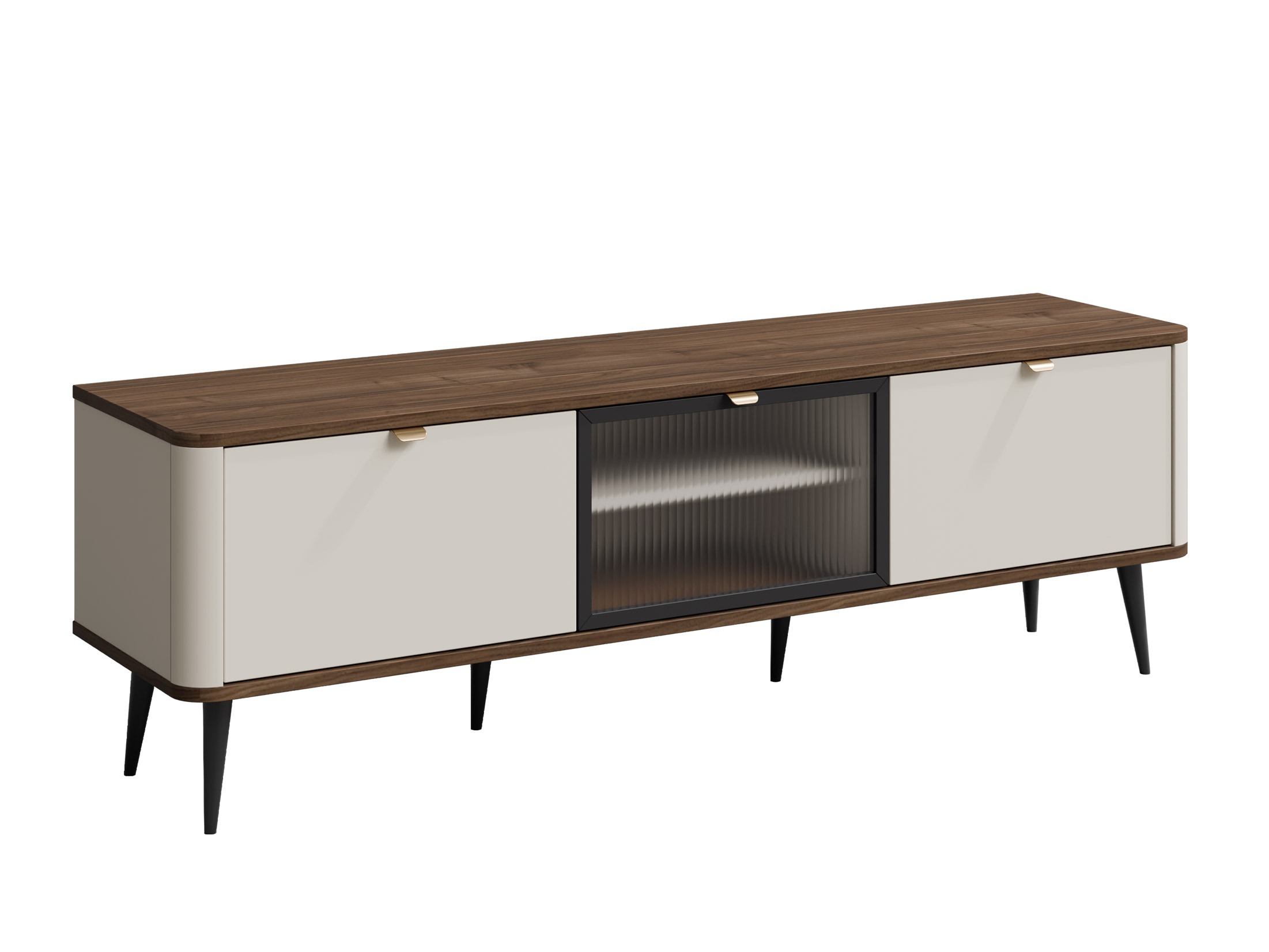 Meuble TV Lufela 111 (Cachemire + Noyer)