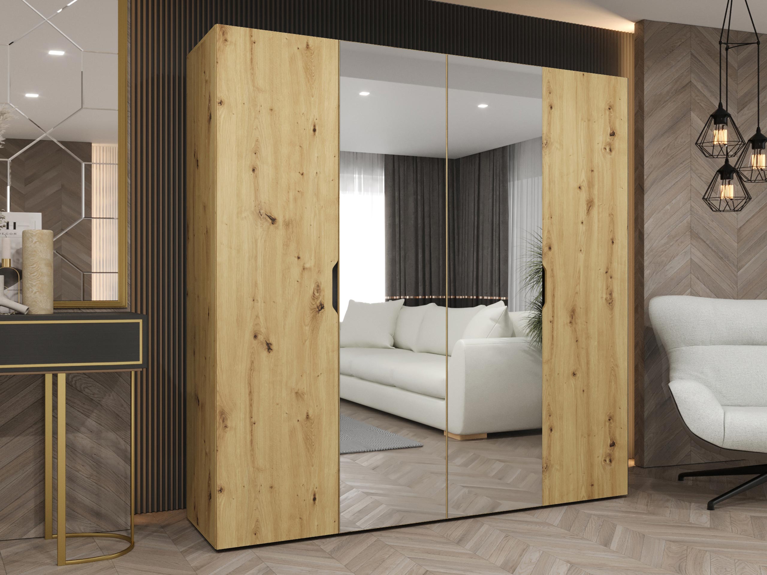 Armoire Hartford 514 (Chêne Artisan)