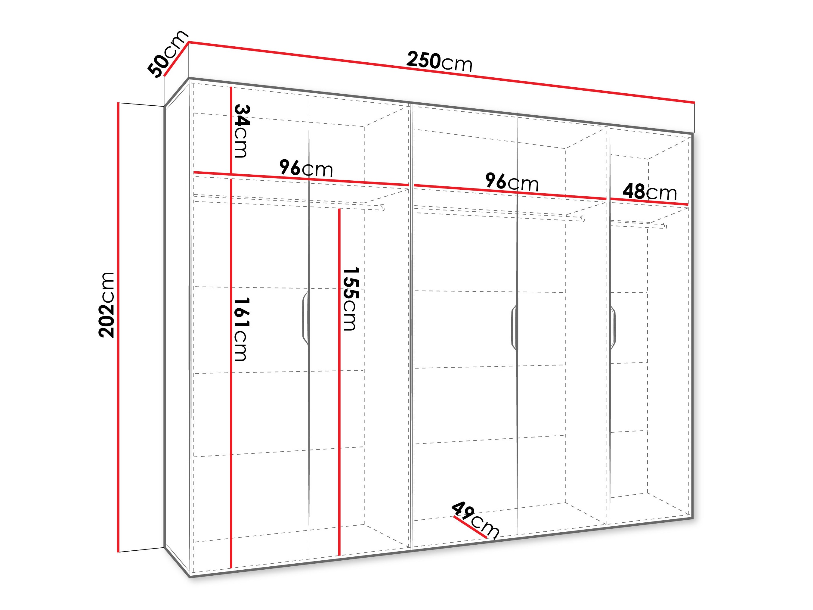 Armoire Hartford 515 (Blanc)