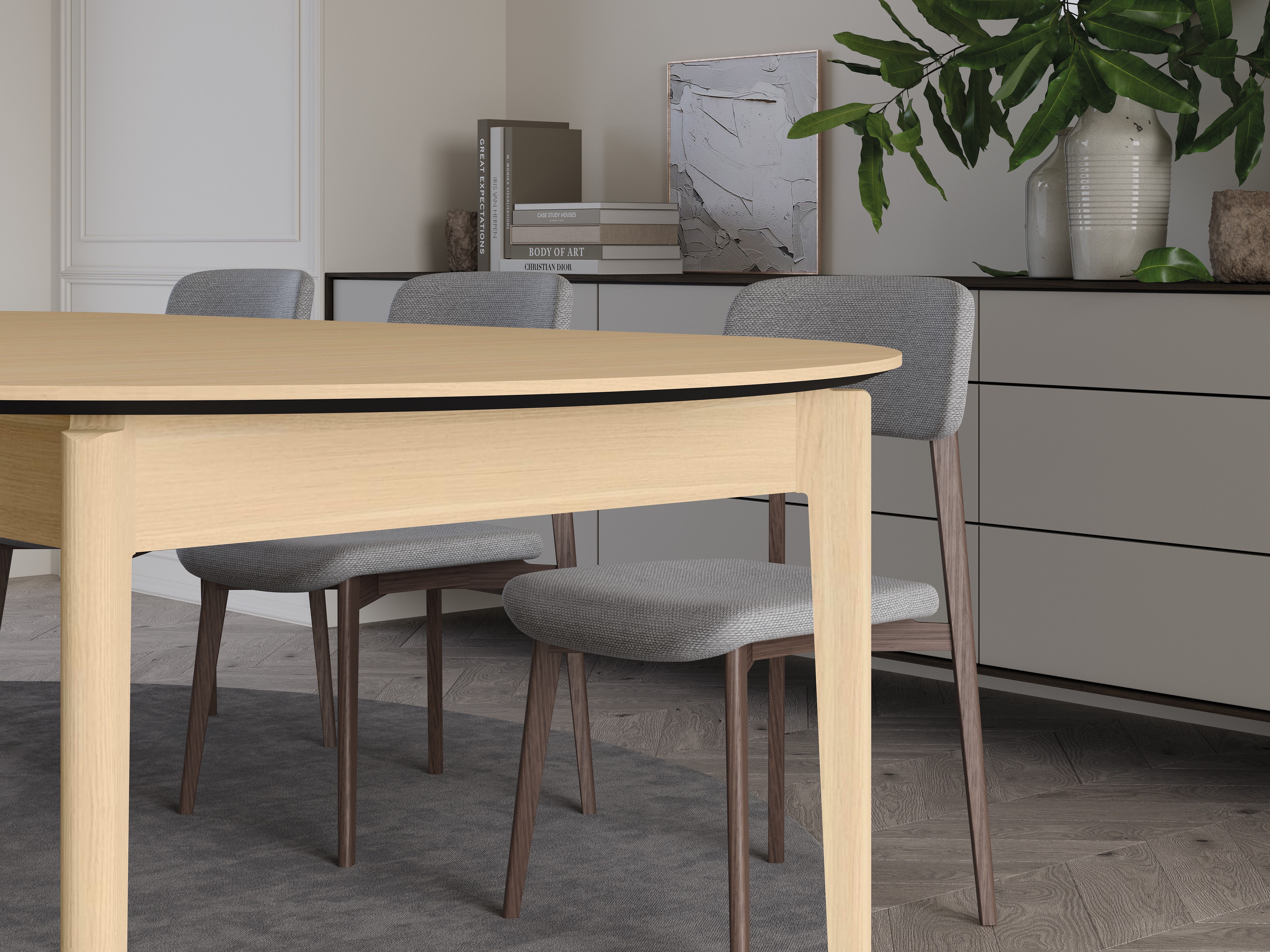 Table Fresno 175 (Chêne clair)