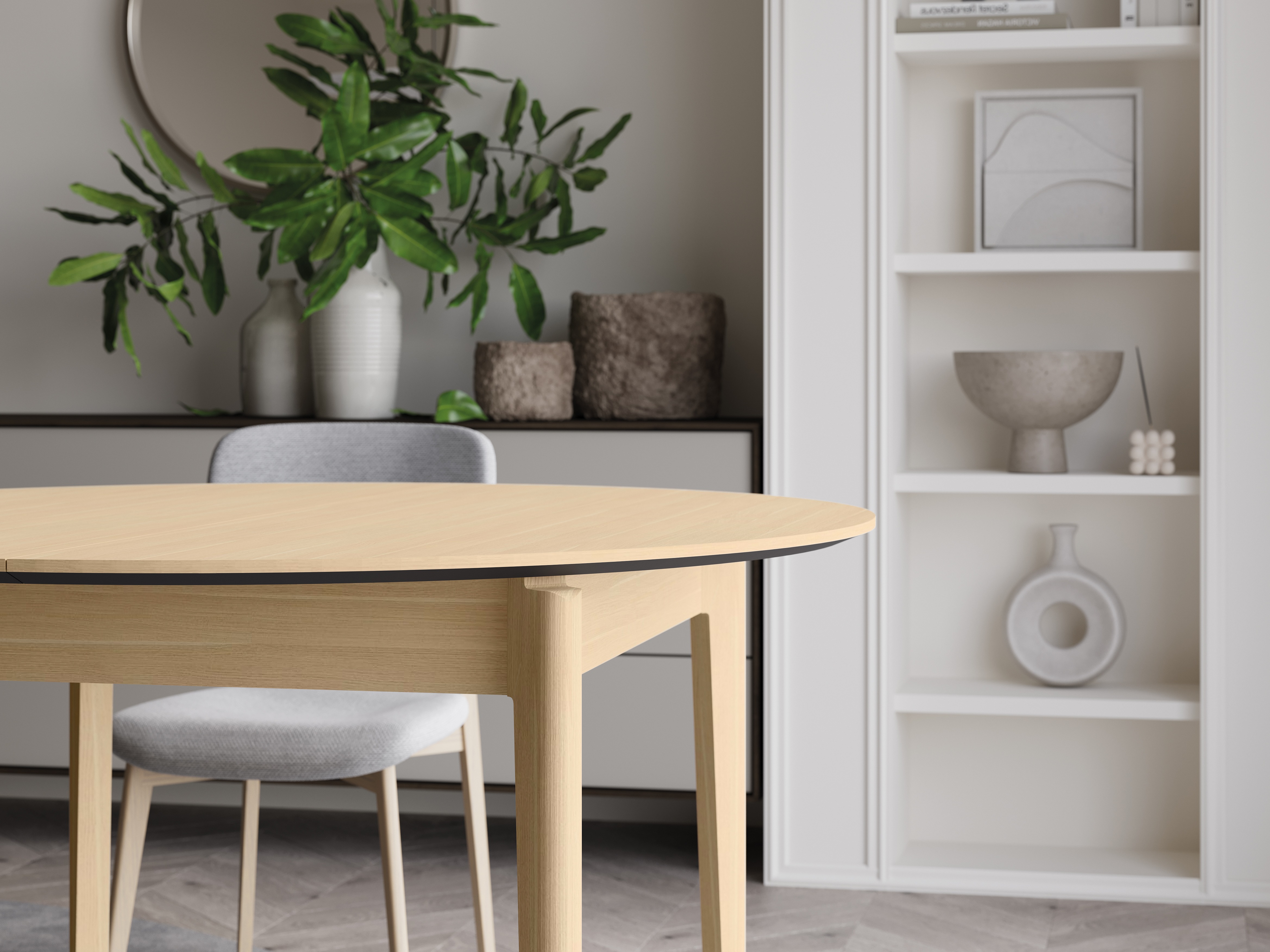 Table Fresno 180 (Chêne clair)
