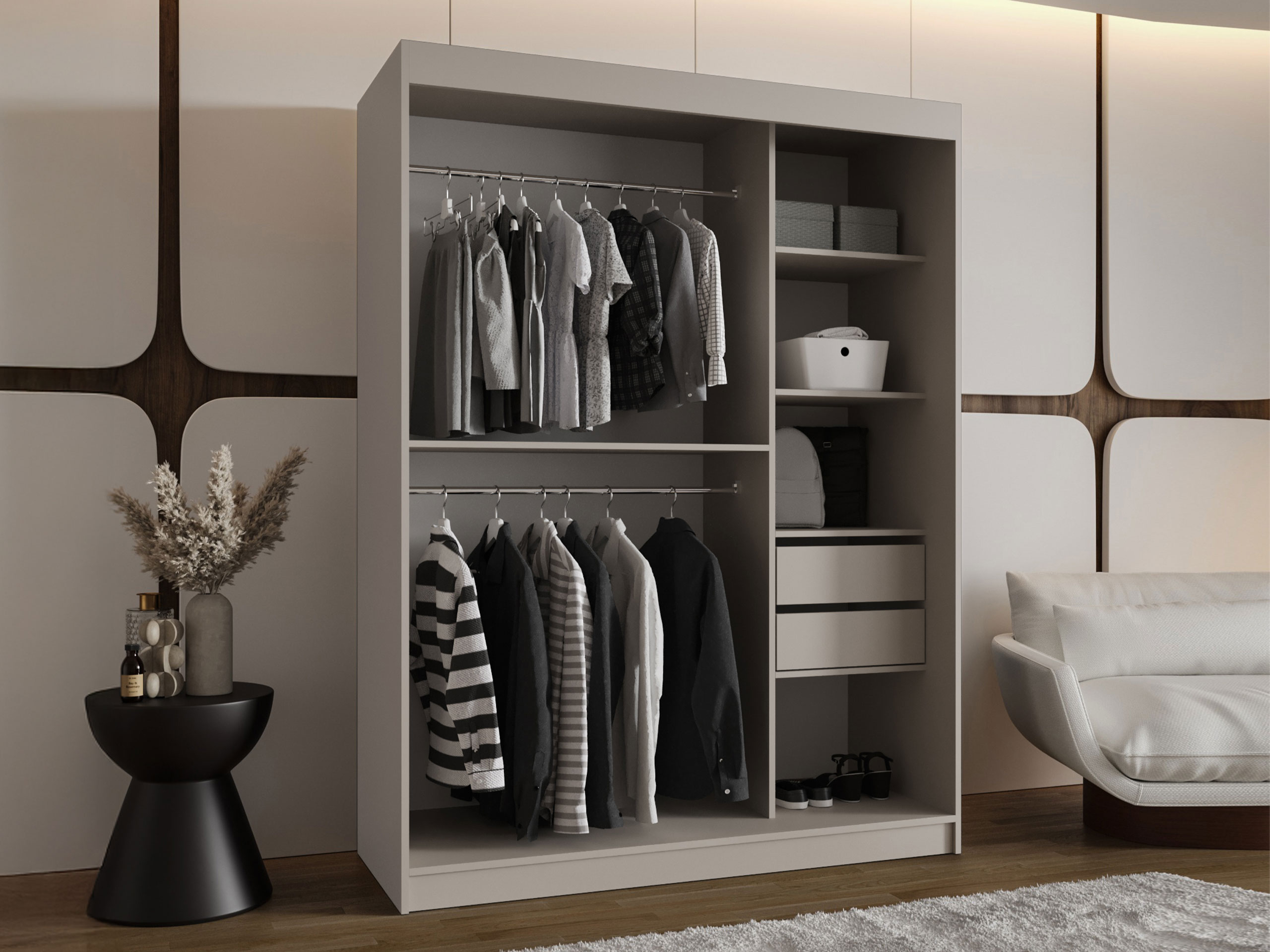 Armoire Hartford 519 (Noir)