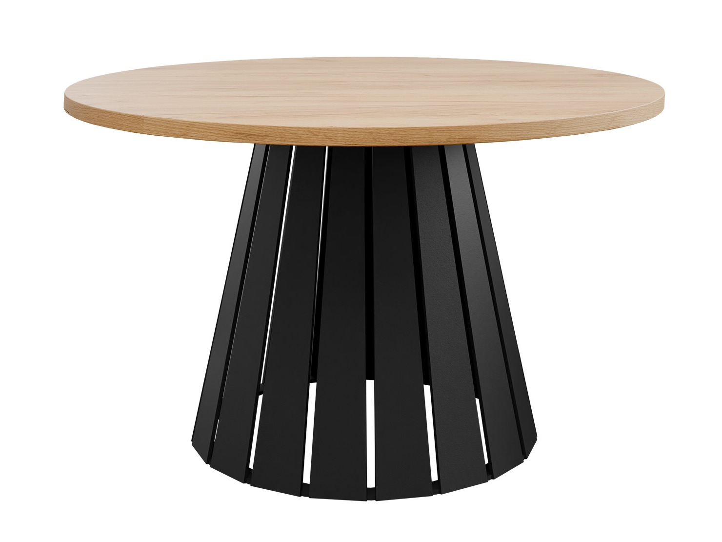 Table basse Oswego 134 (Noir + Chêne)