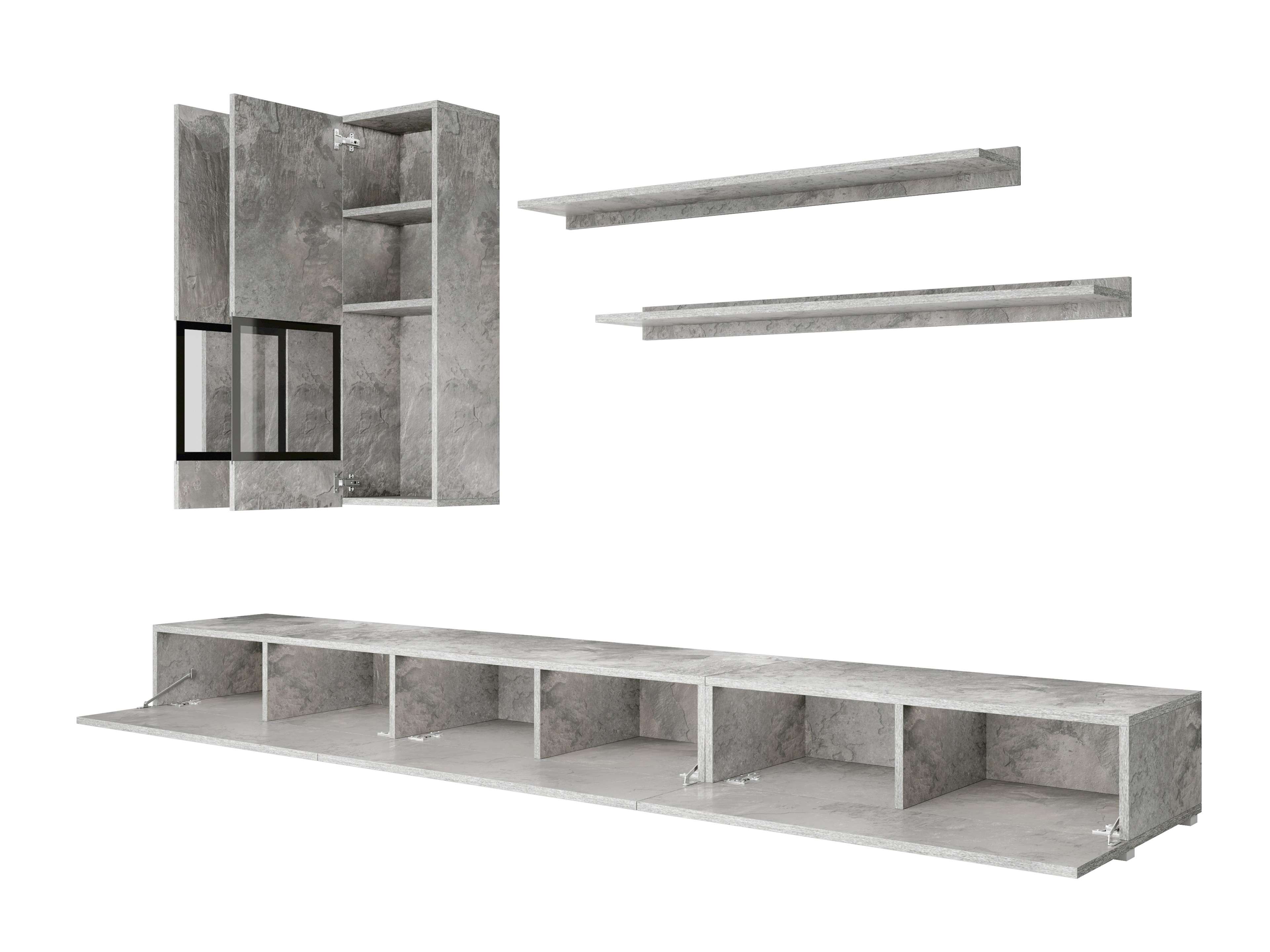 Ensemble de salon Serodeu 100 (Béton)
