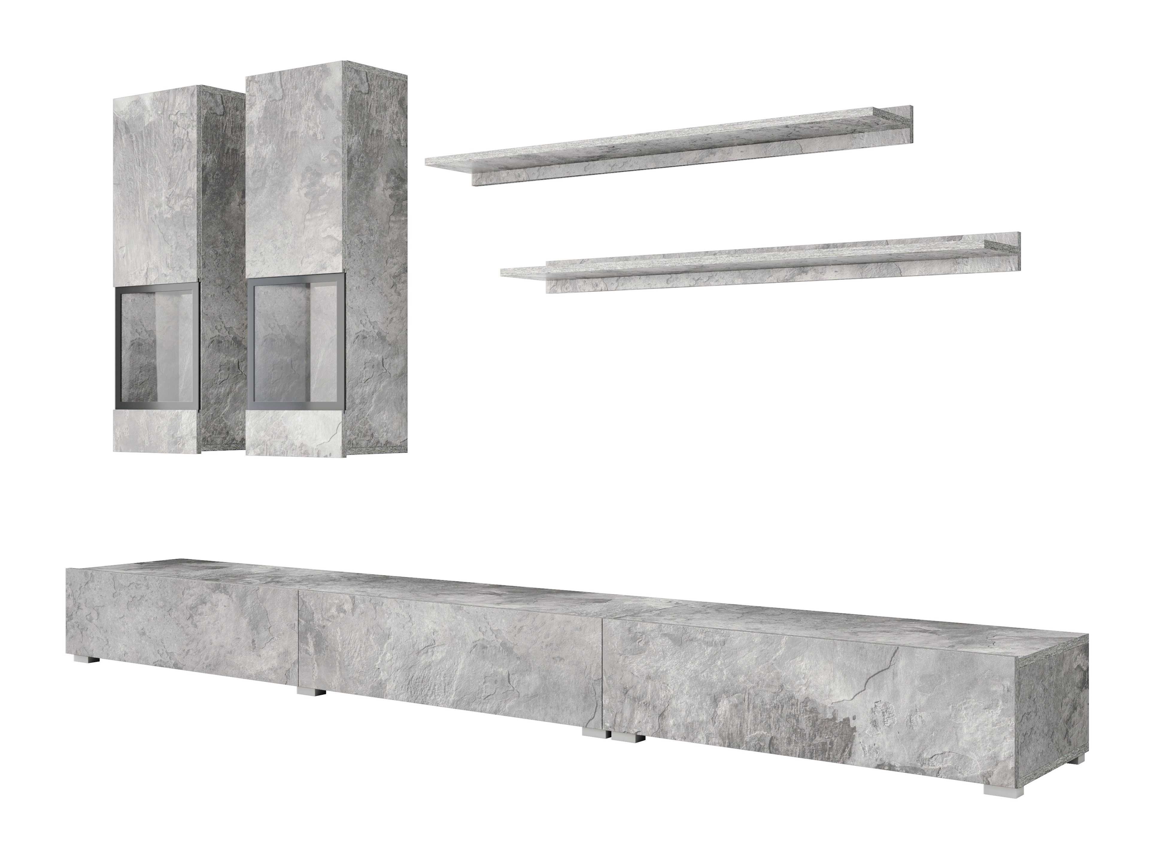 Ensemble de salon Serodeu 100 (Béton)
