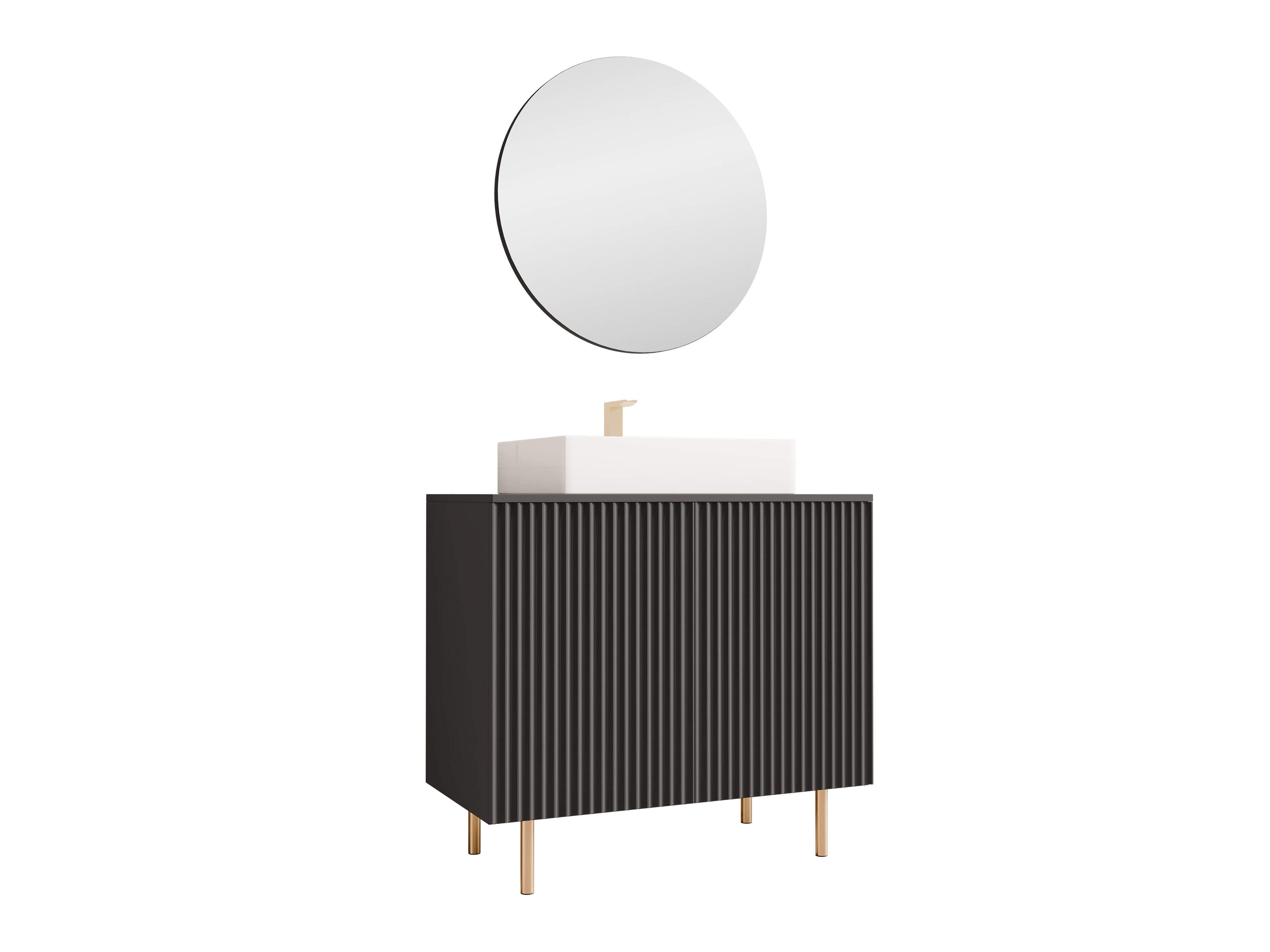 Ensemble de salle de bain Decus I (Noir)