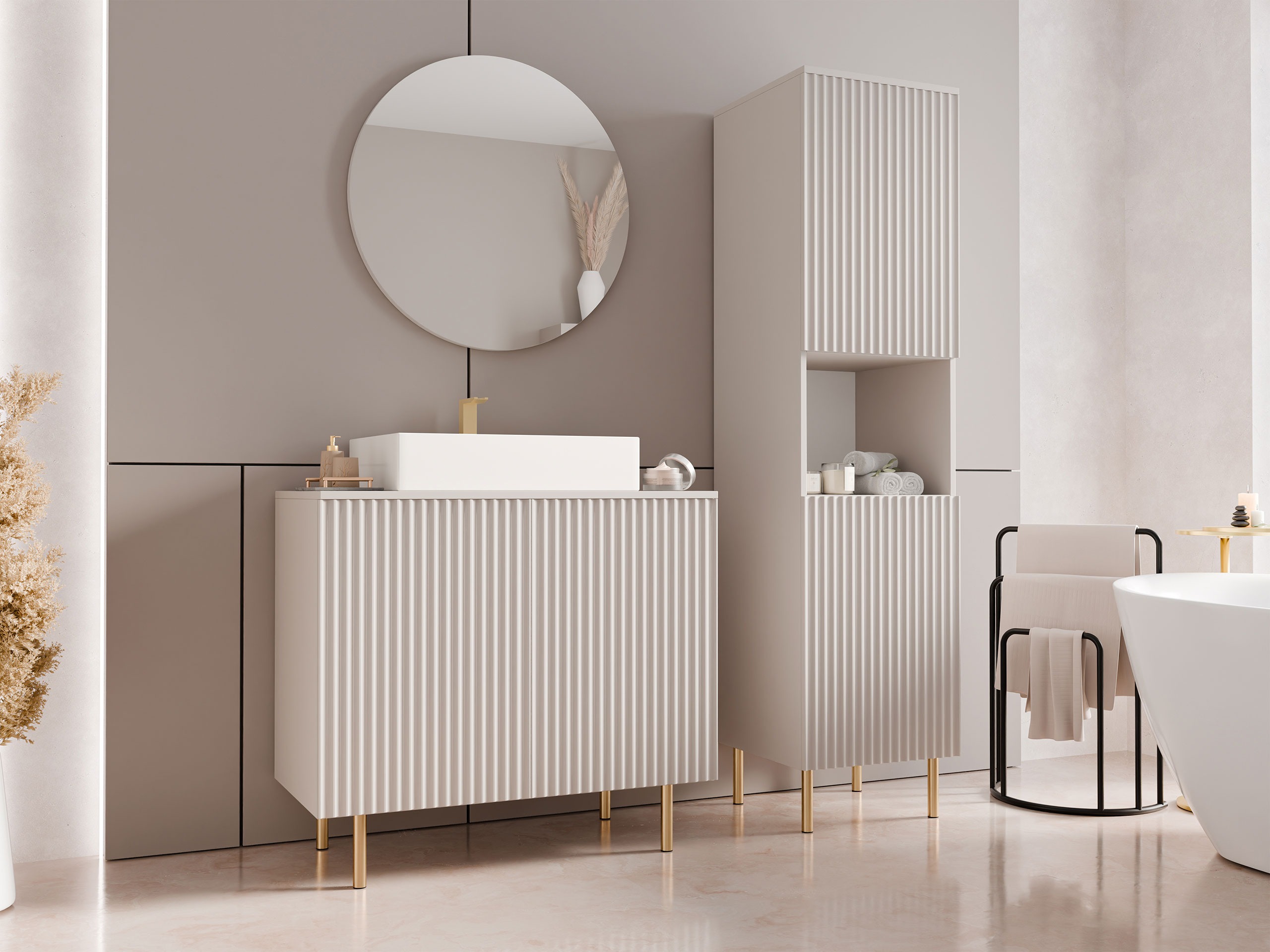 Ensemble de salle de bain Decus III (Cachemire)