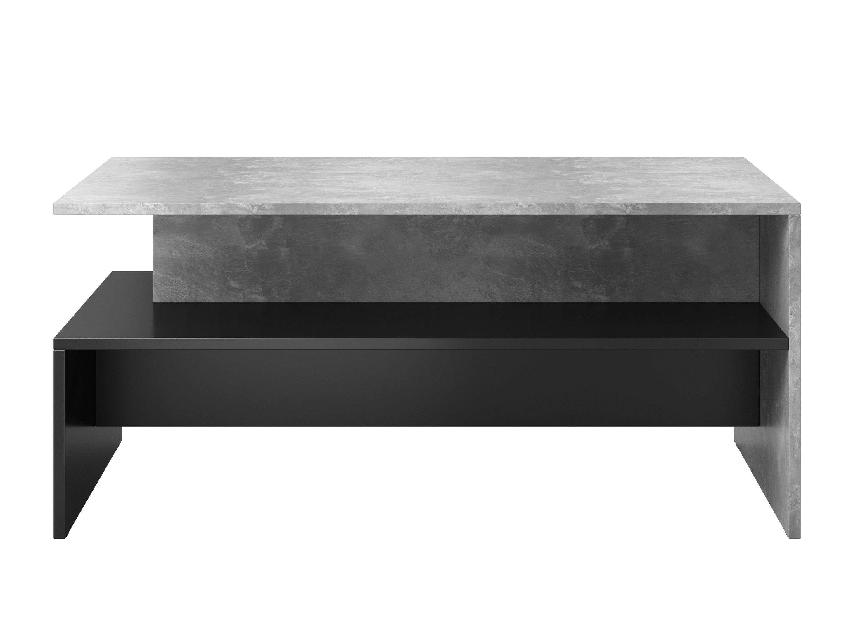 Table basse Serodeu 103 (Béton + Noir)