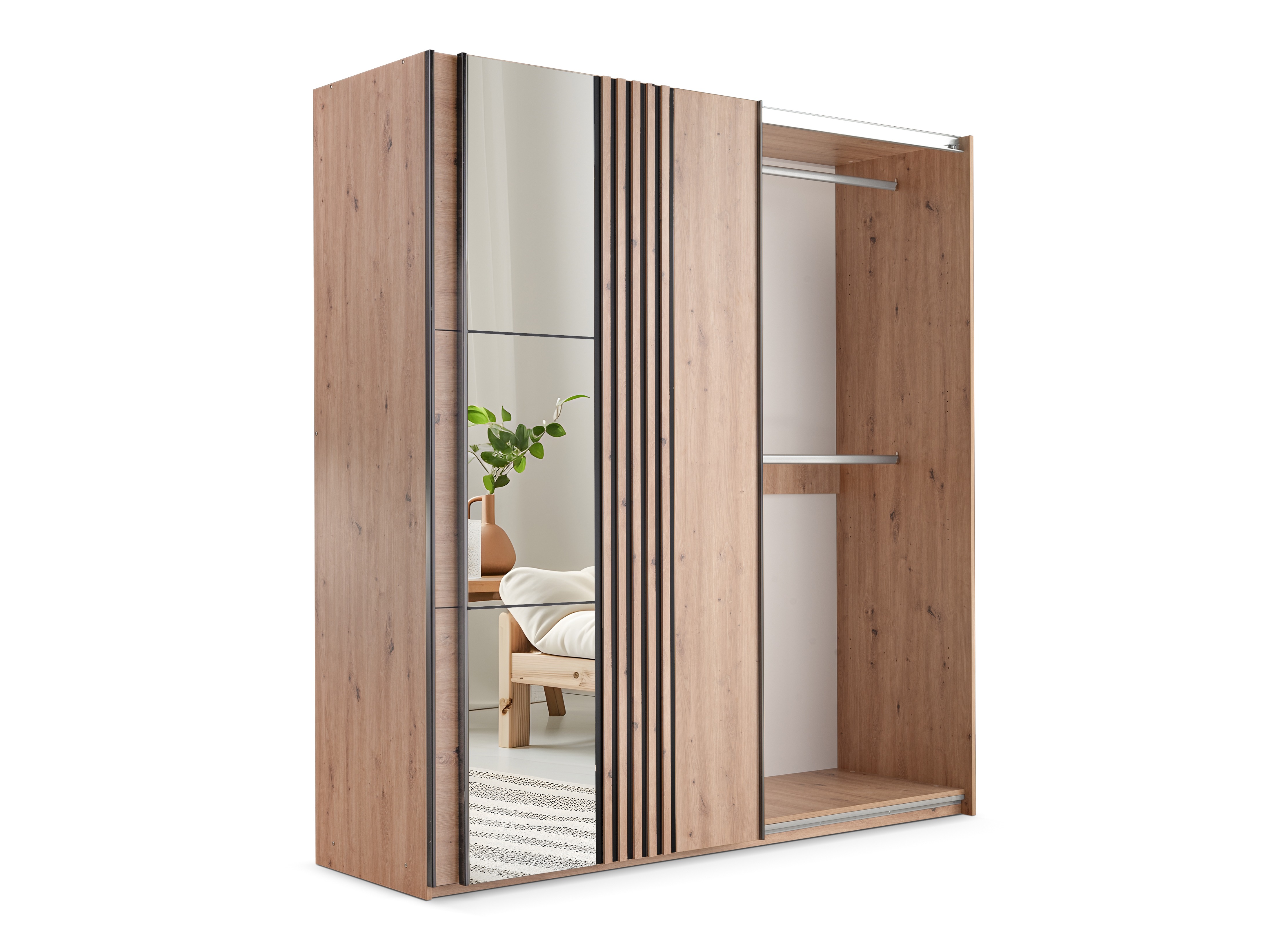 Armoire Honolulu 253 (Chêne Artisan)
