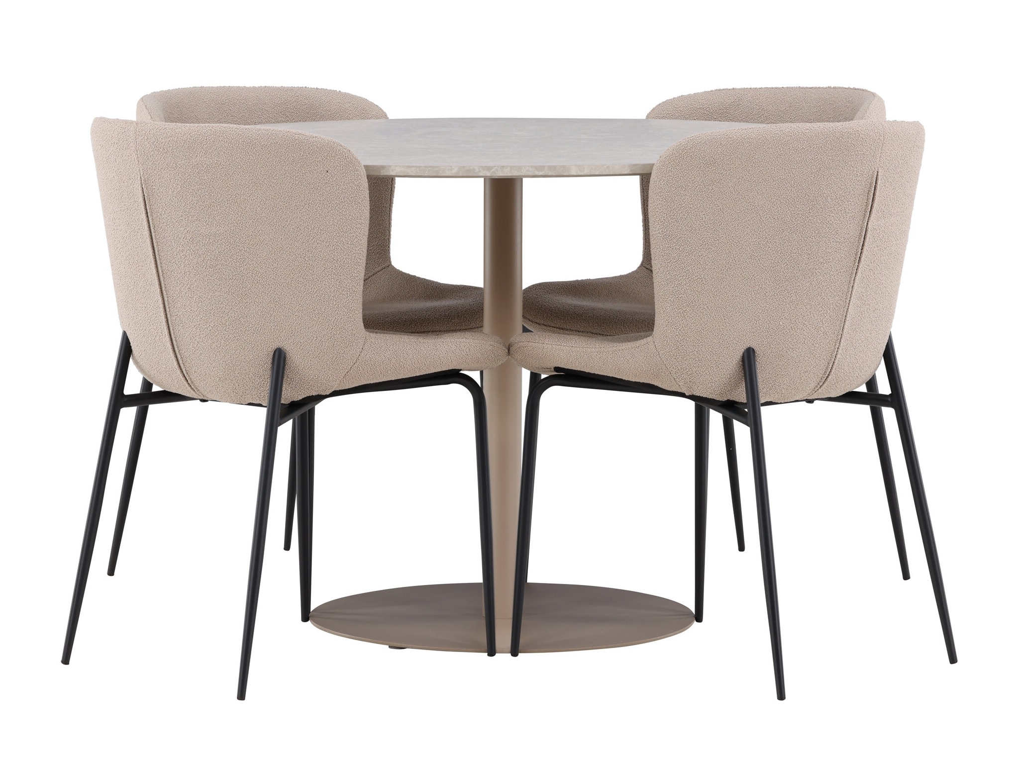 Salle à manger complète Dallas 4863 (Beige)