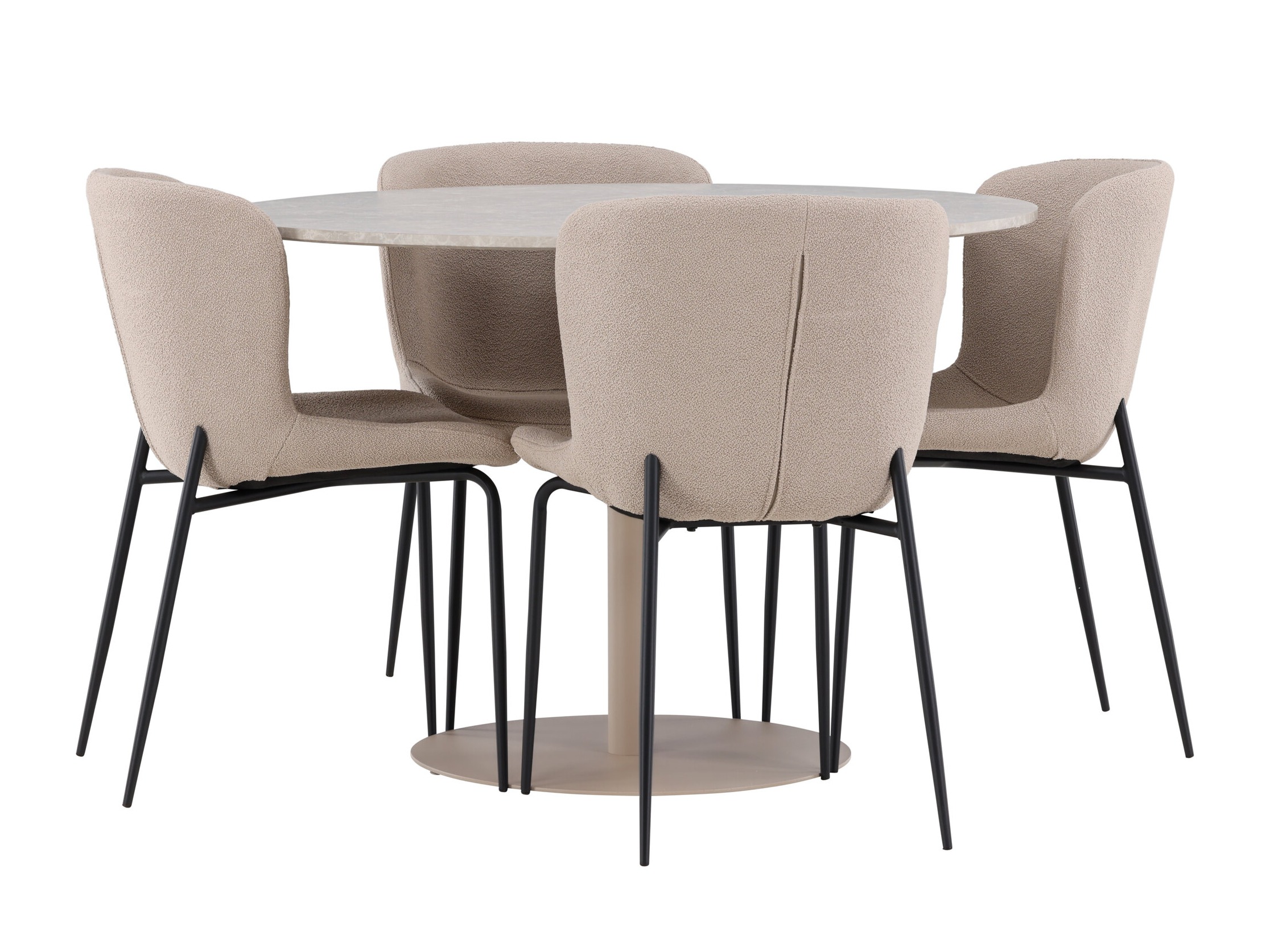Salle à manger complète Dallas 4863 (Beige)