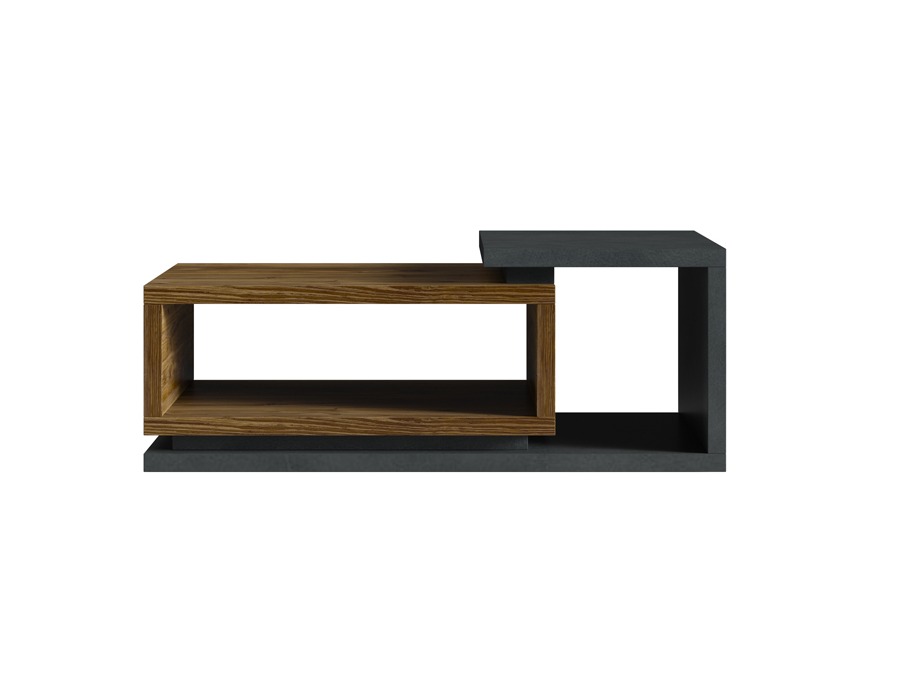 Table basse Lutiva 104 (Matera gris + Épicéa foncé)
