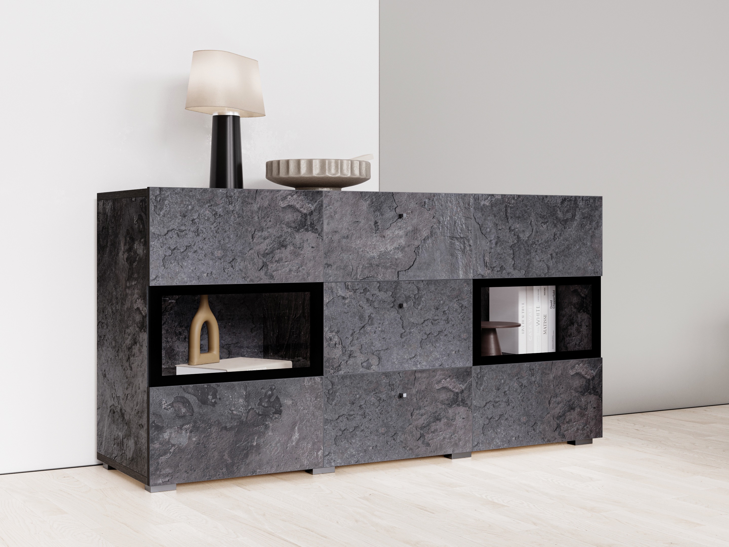 Commode Serodeu 101 (Béton foncé)