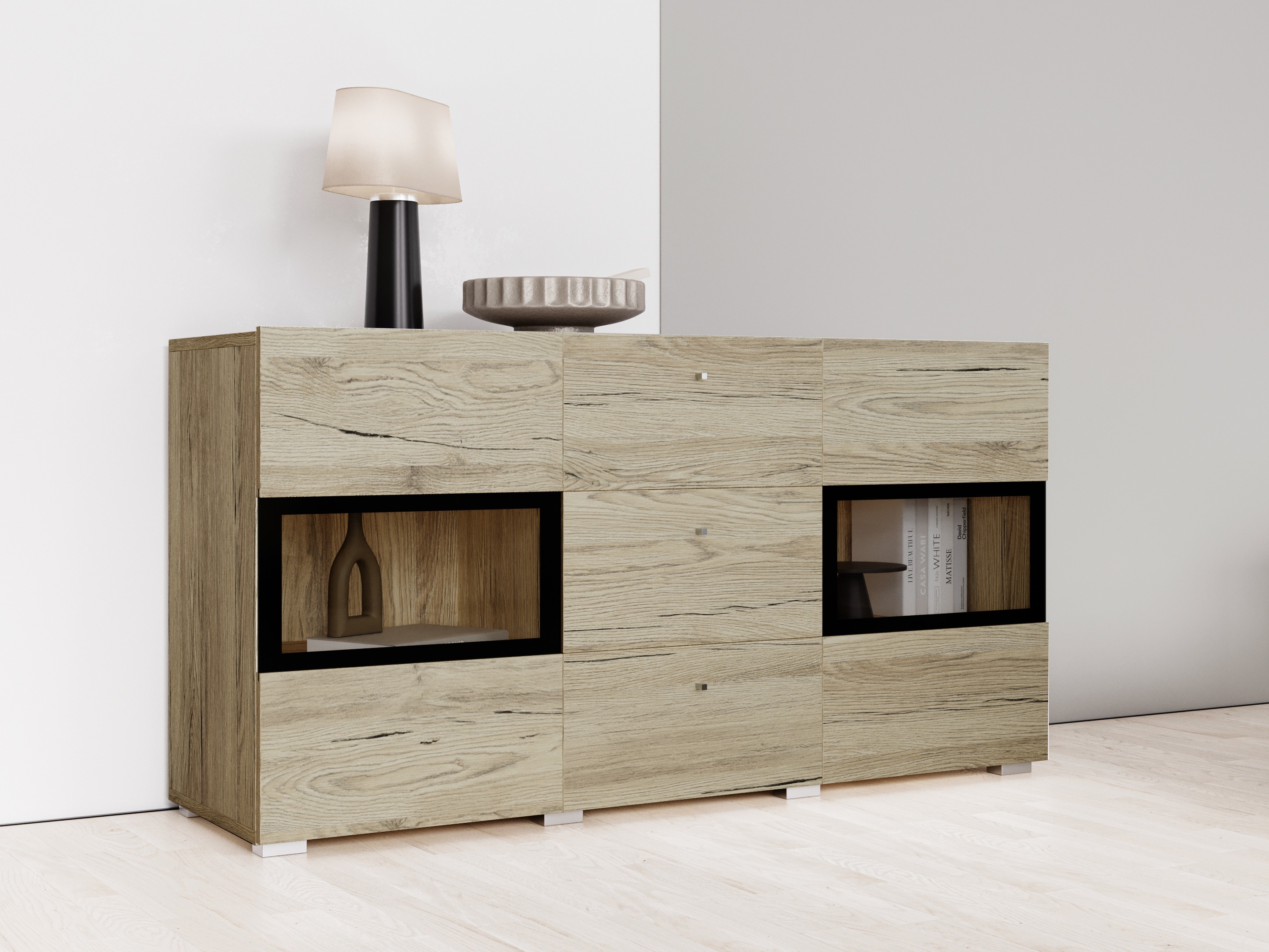 Commode Serodeu 101 (Chêne de san remo)