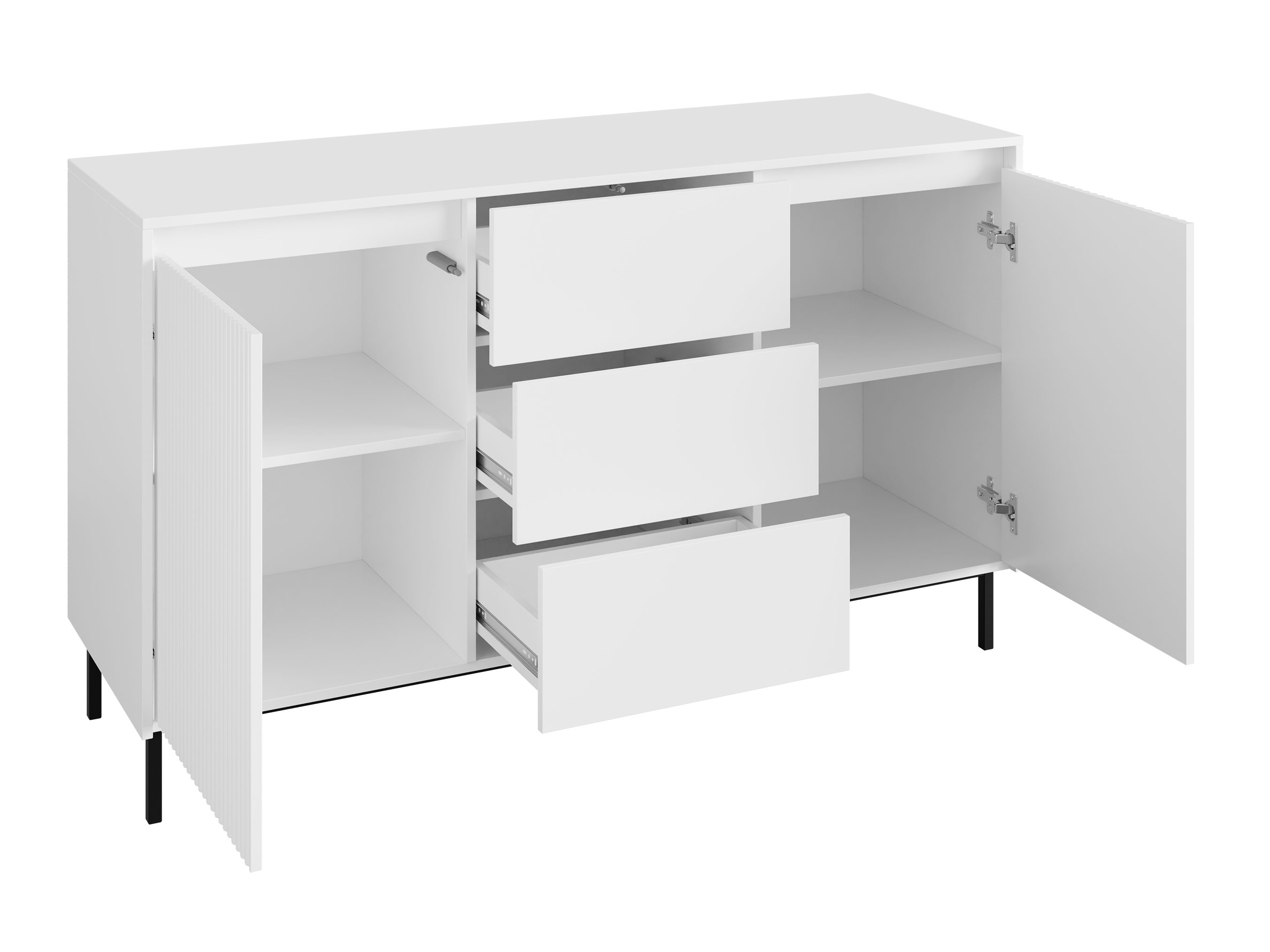 Ensemble de salon Comfivo Delruva III (Blanc)