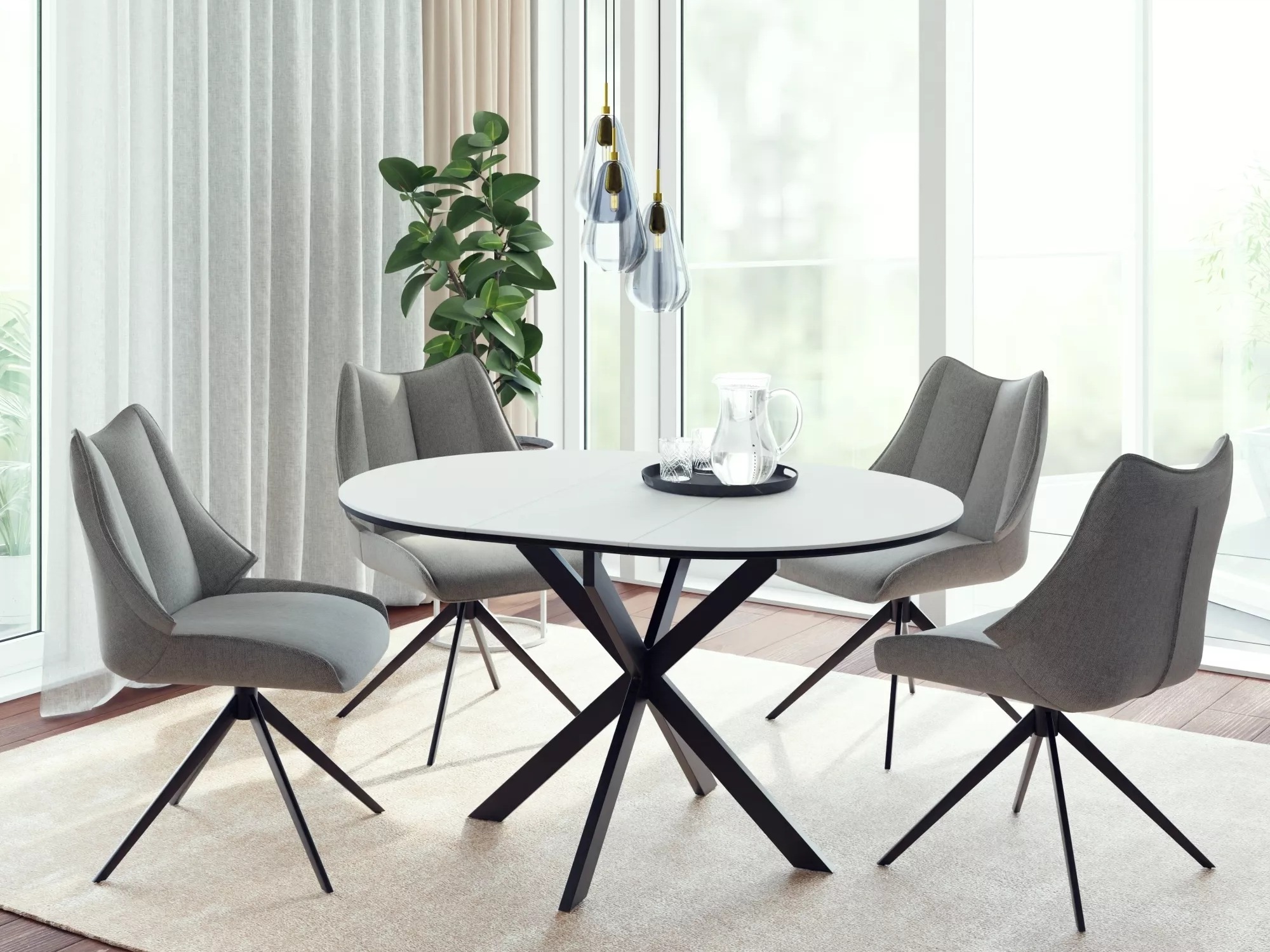 Table Detroit 792 (Marbre blanc)