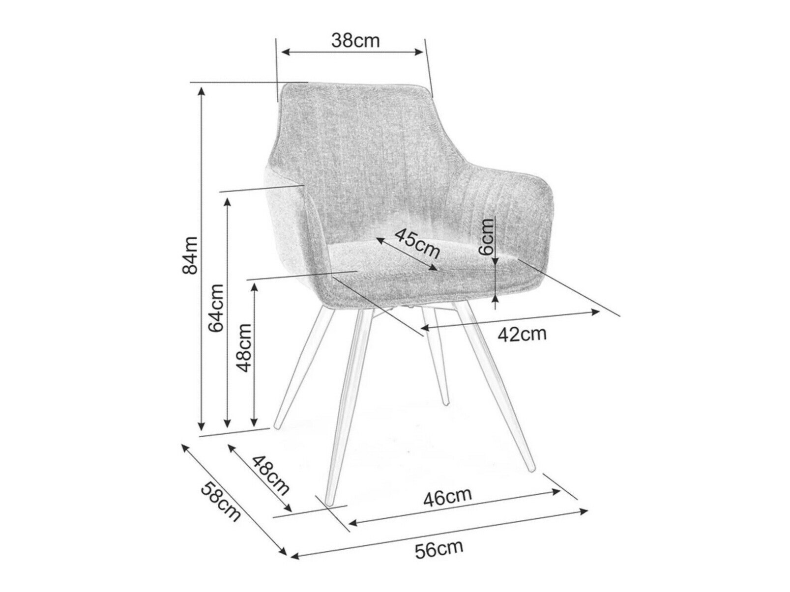 Chaise Detroit 289 (Brego 31)
