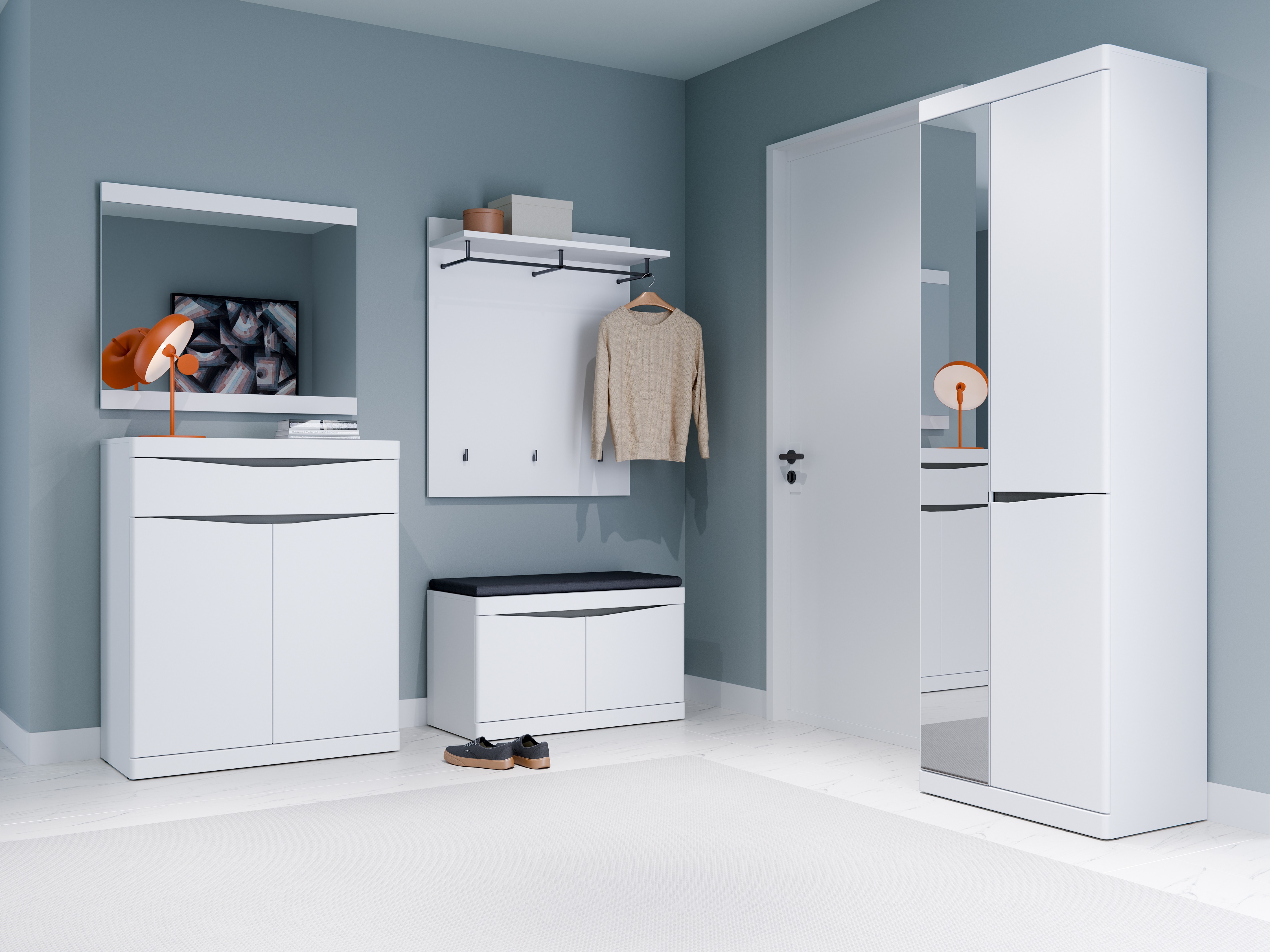 Armoire Venlori 118 (Blanc)