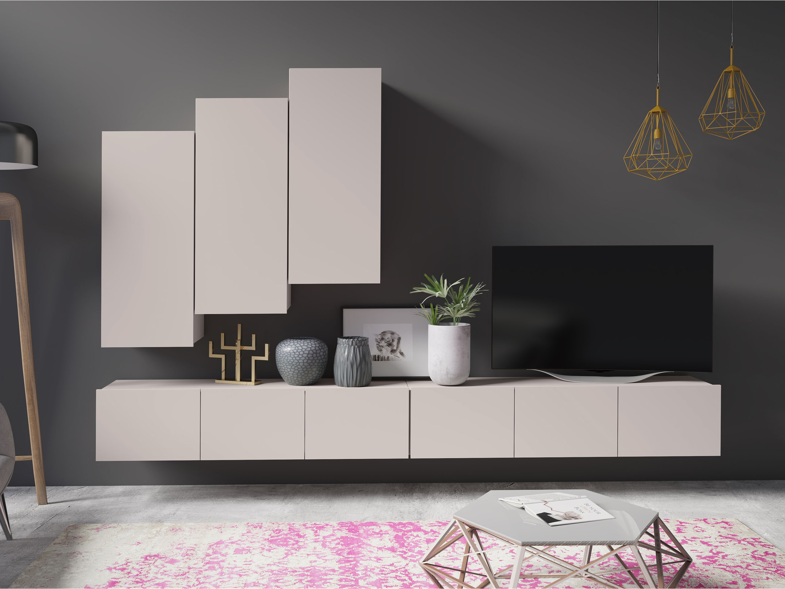 Ensemble de salon Remus XX (Cachemire)