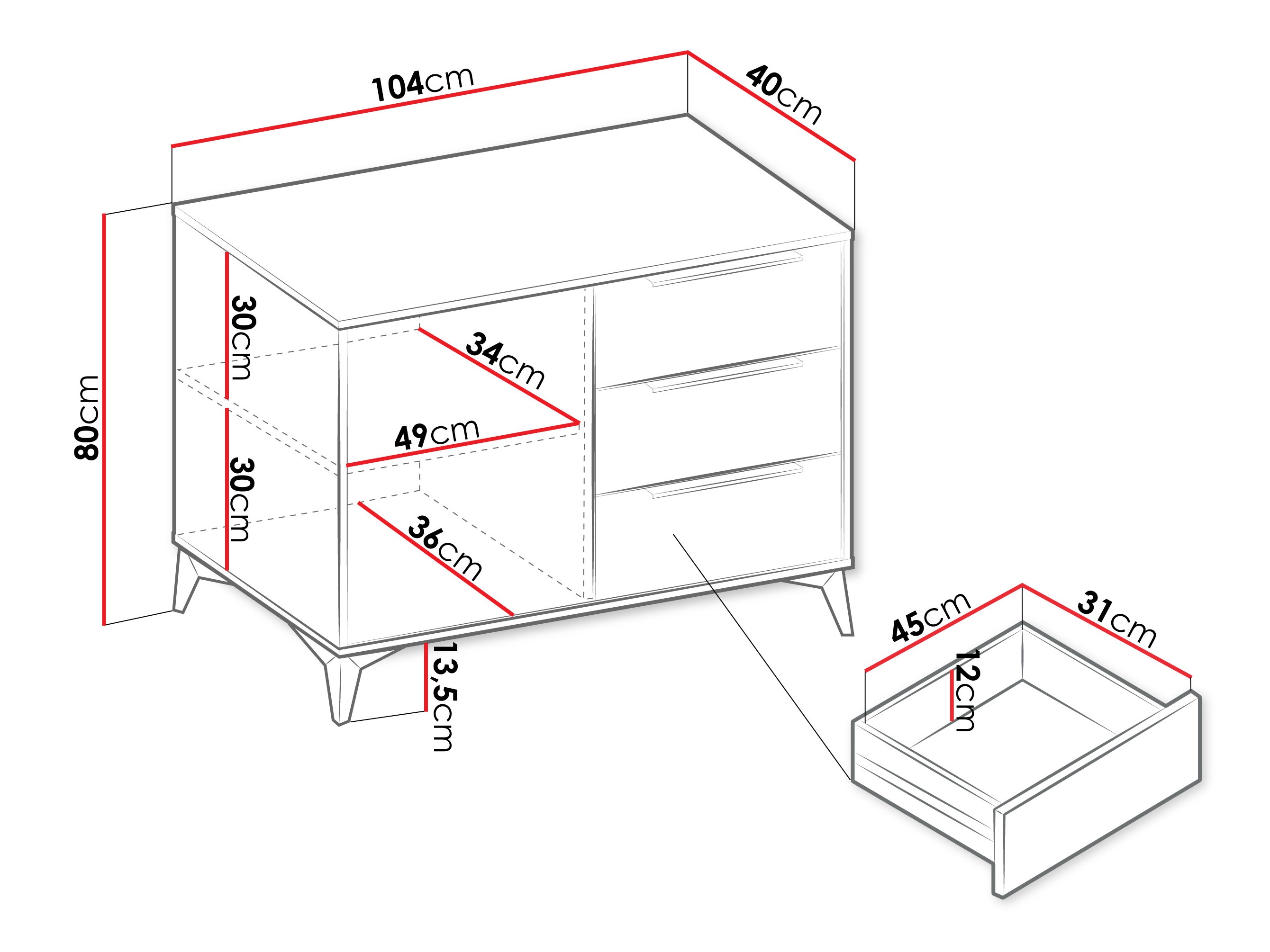 Commode Comfivo Citrus I