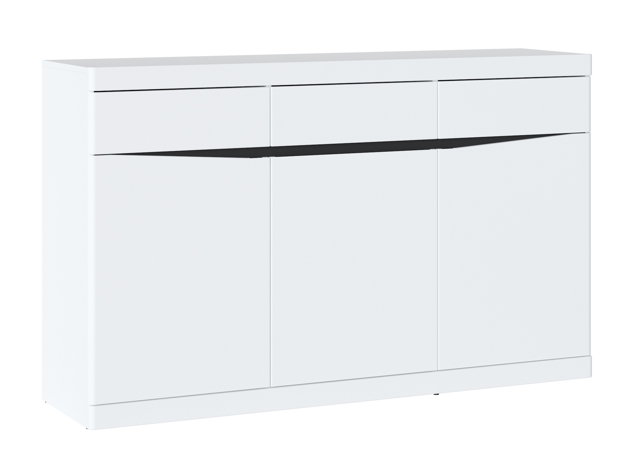 Commode Venlori 123 (Blanc + Graphite)