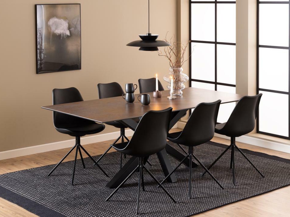 Table Norsica 394 (Marron + Noir)