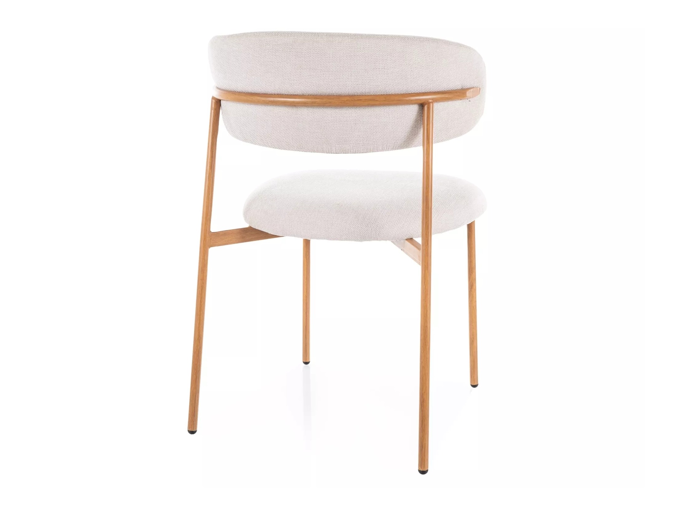Chaise Detroit 802 (Beige clair + Chêne)