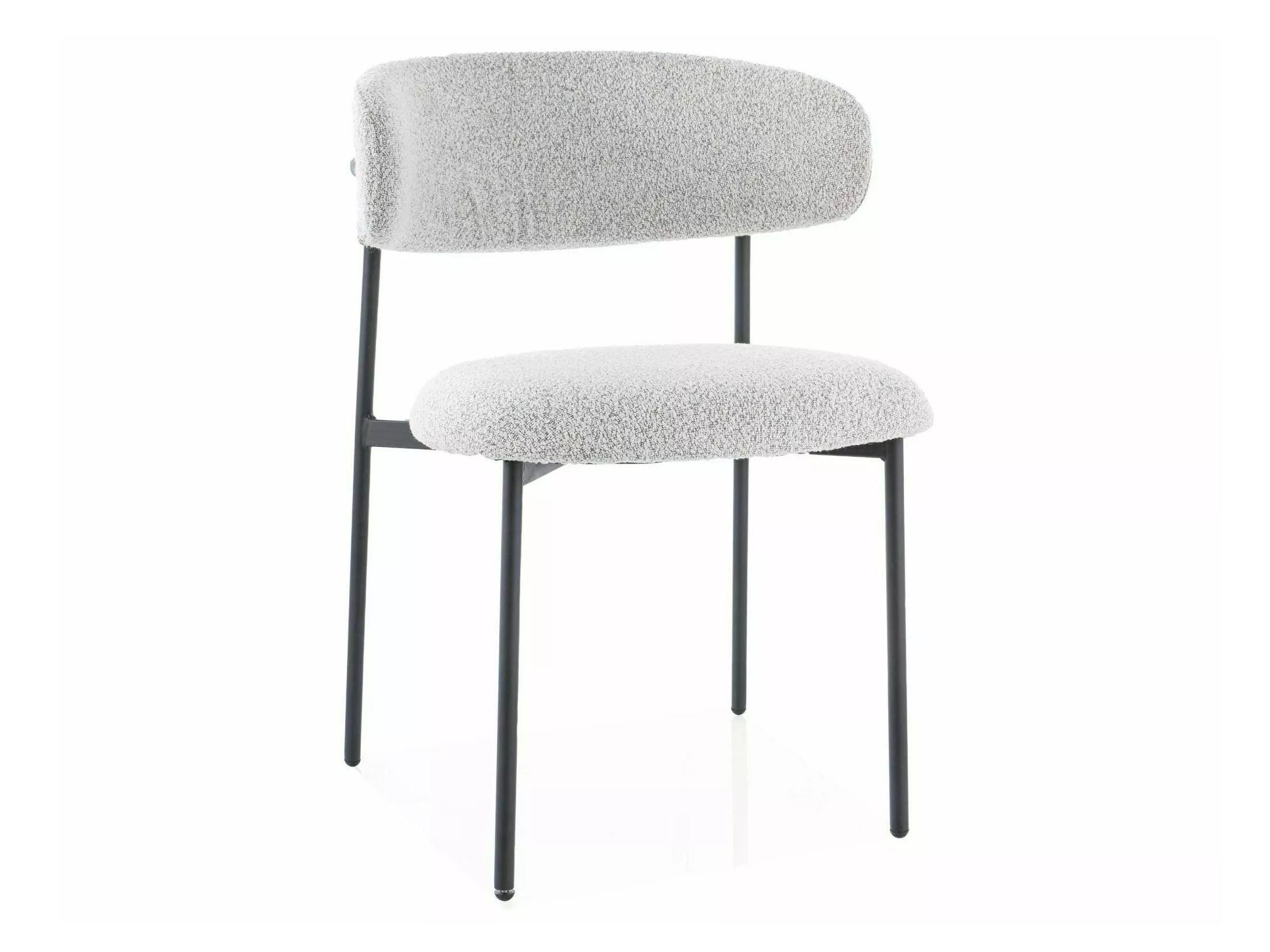 Chaise Detroit 802 (Gris clair + Noir)