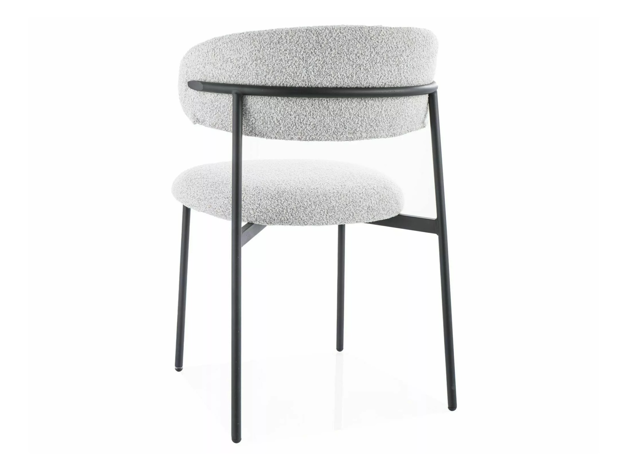 Chaise Detroit 802 (Gris clair + Noir)