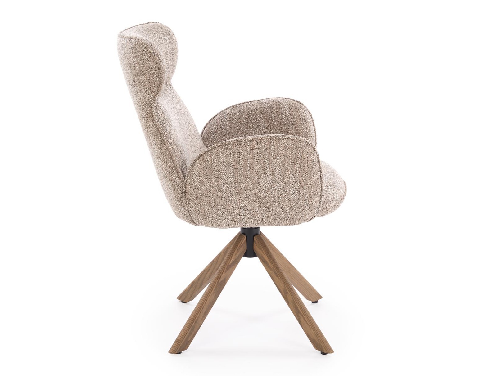 Chaise Houston 2041 (Beige + Noyer)