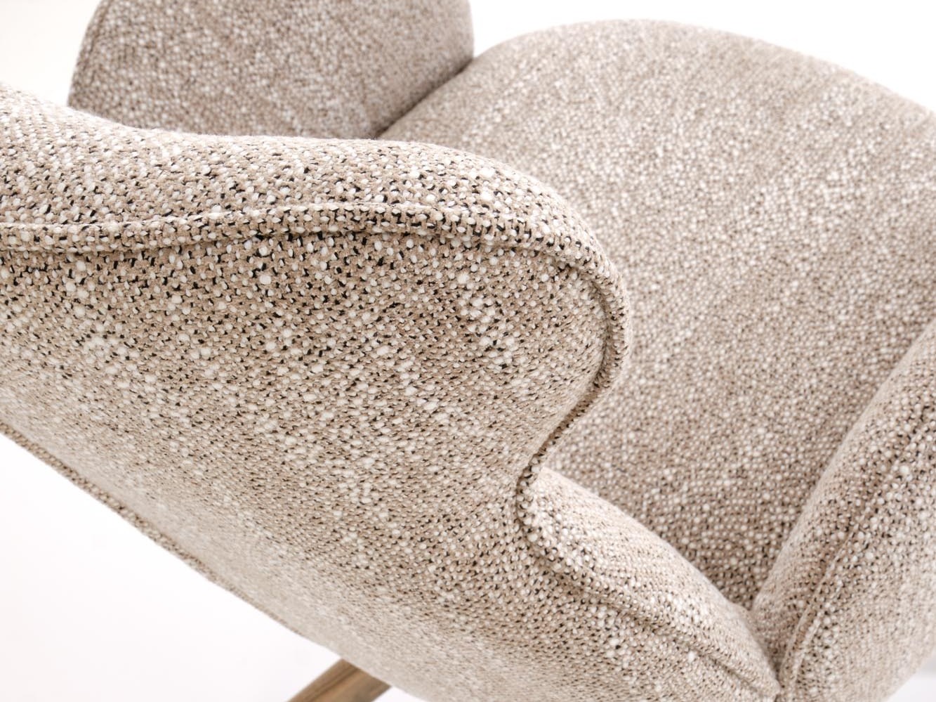 Chaise Houston 2041 (Beige + Noyer)