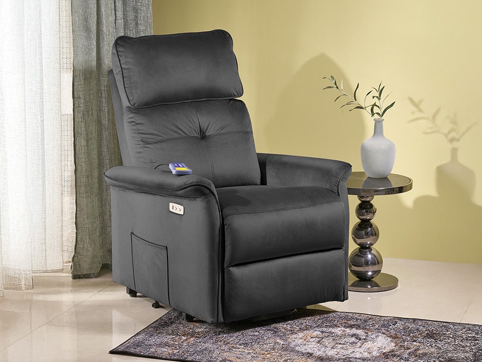 Fauteuil inclinable Houston 1979 (Noir)