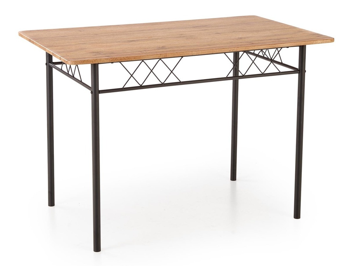 Salle à manger complète Houston 1251 (Chêne + Noir)