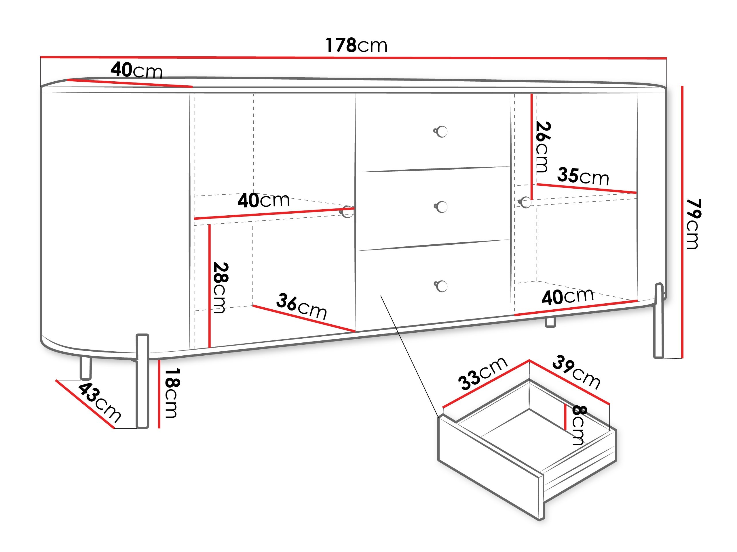 Commode Comfivo Mirsoni
