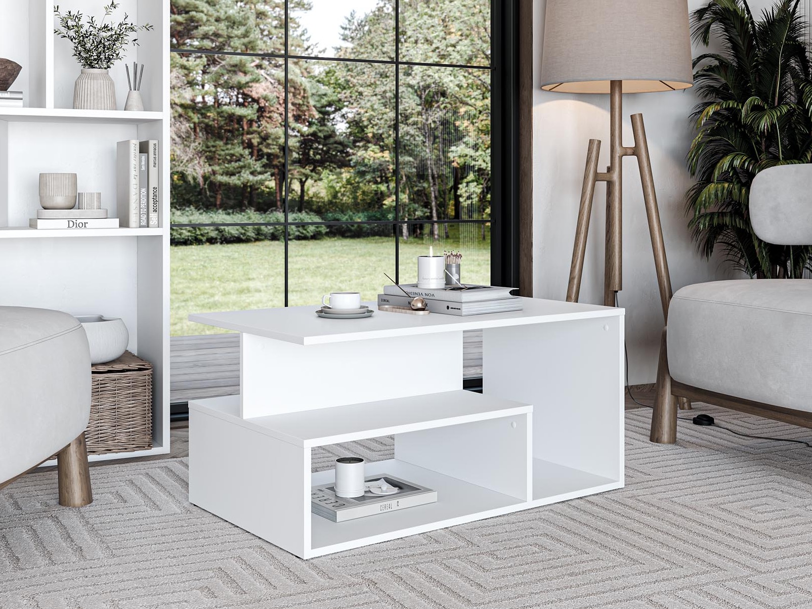 Table basse Houston 1991 (Blanc)