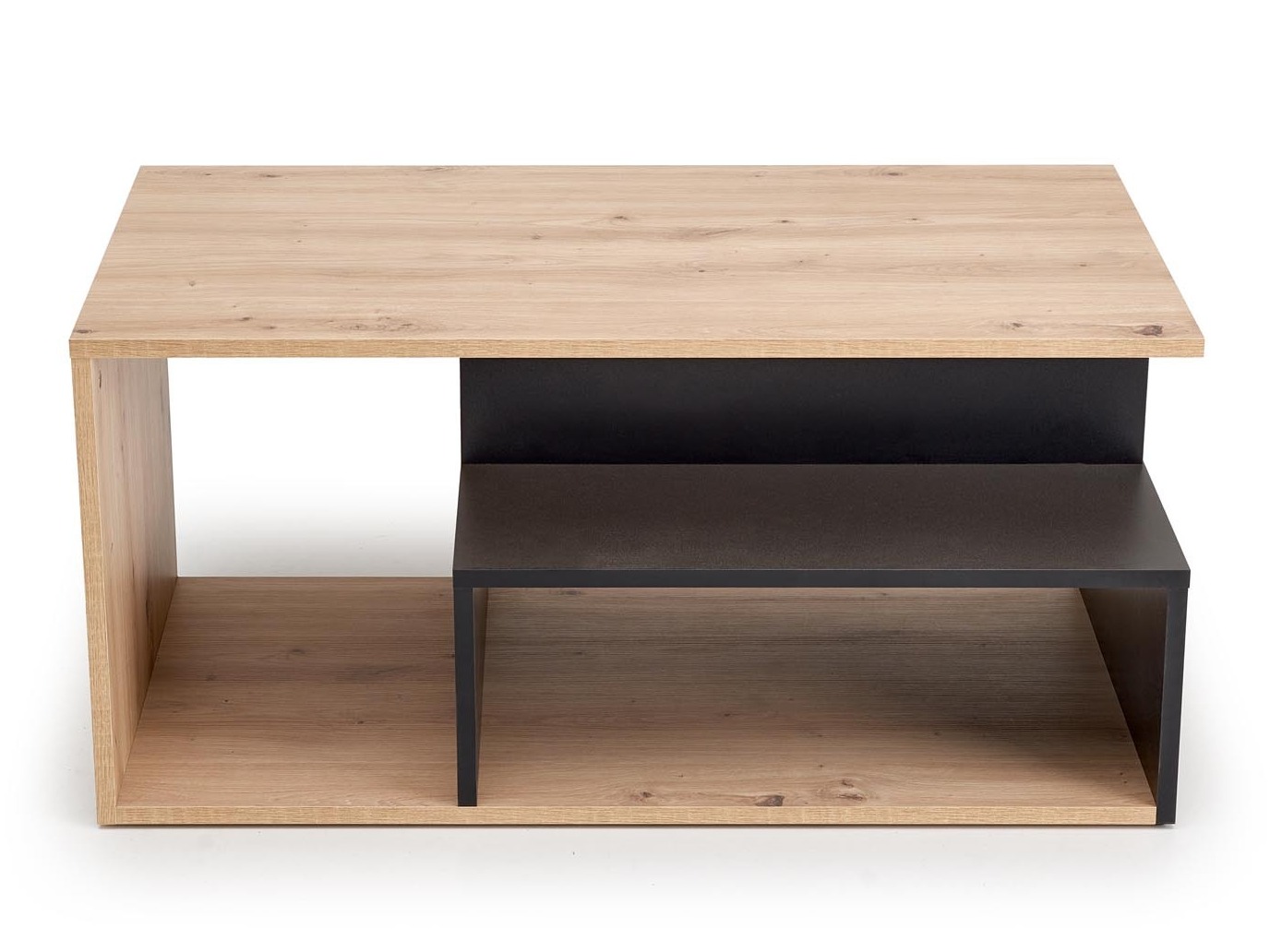 Table basse Houston 1991 (Noir + Chêne Artisan)