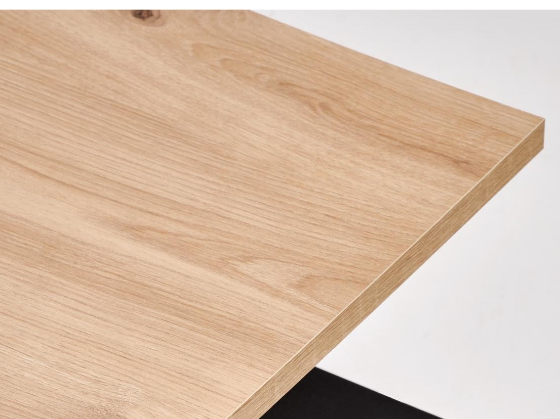 Table basse Houston 1991 (Noir + Chêne Artisan)