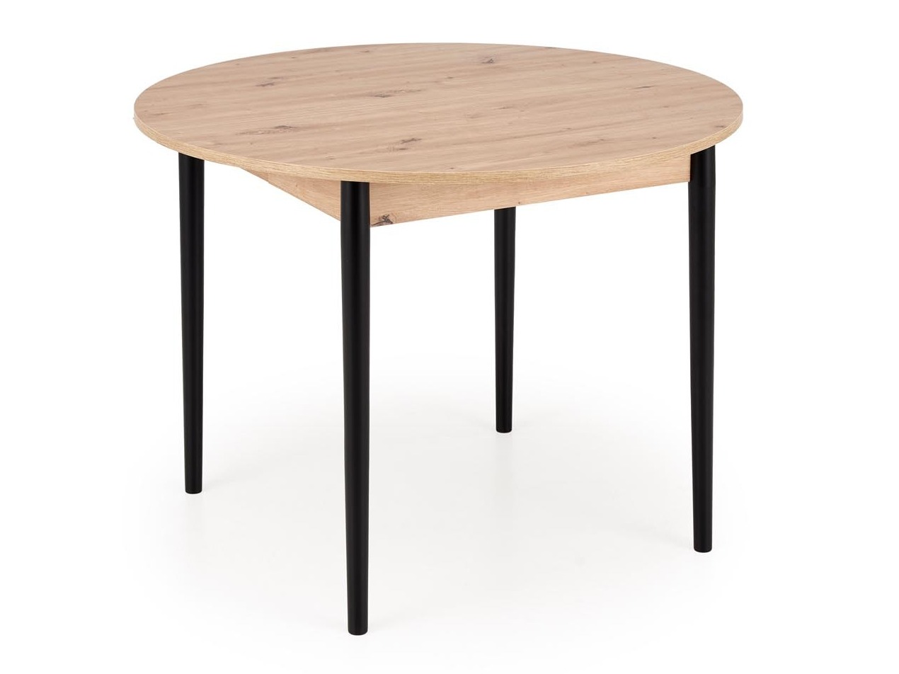 Table Houston 1990 (Noir + Chêne Artisan)