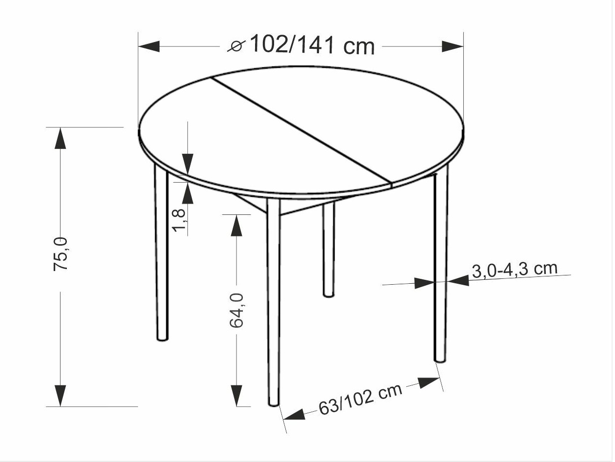Table Houston 1990 (Noir + Chêne Artisan)