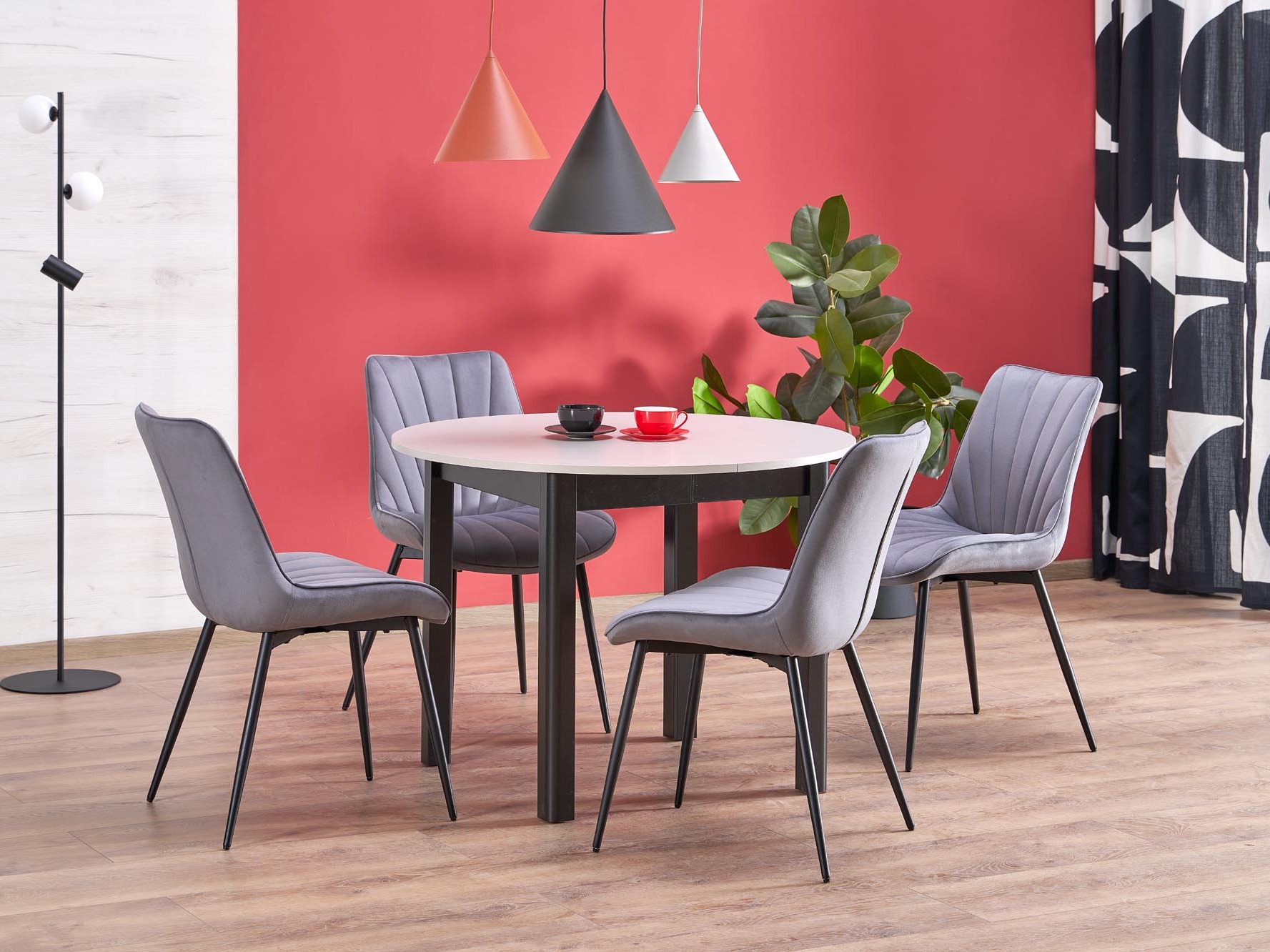 Table Houston 961 (Cachemire + Noir)
