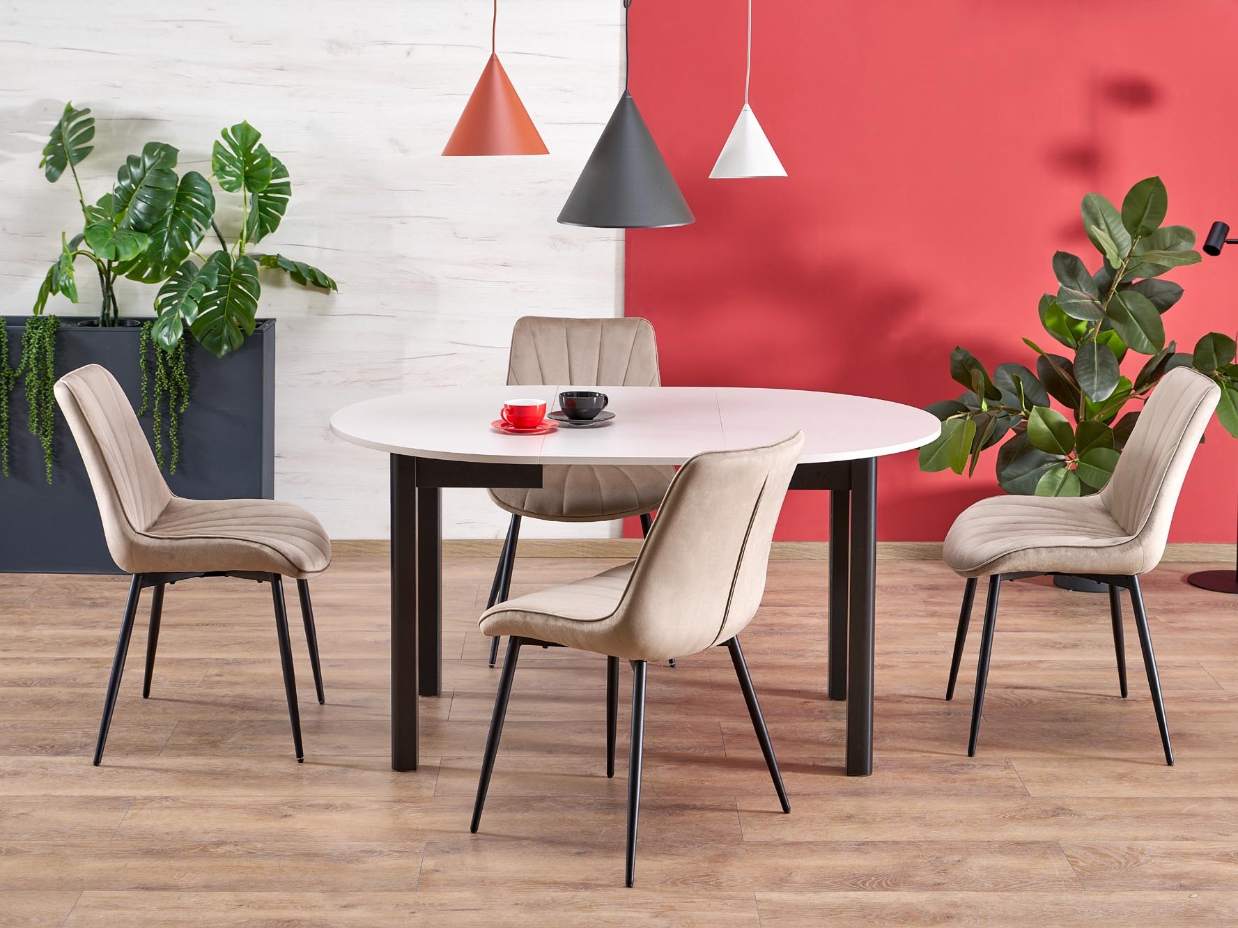 Table Houston 961 (Cachemire + Noir)