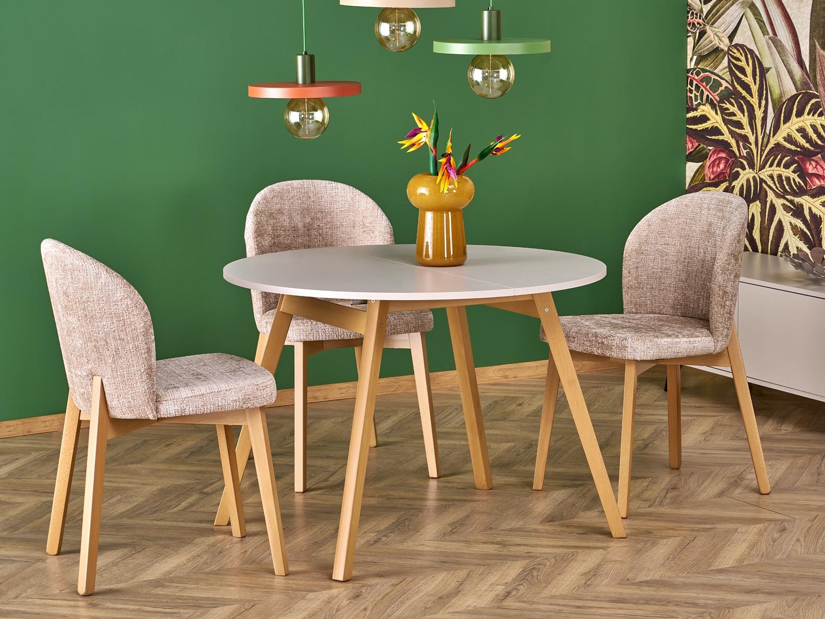 Table Houston 981 (Cachemire + Clair bois)