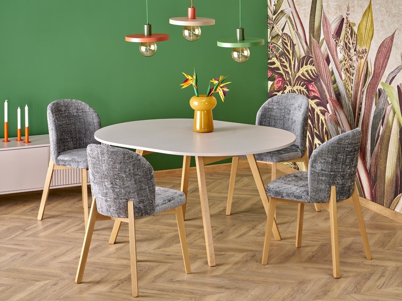 Table Houston 981 (Cachemire + Clair bois)