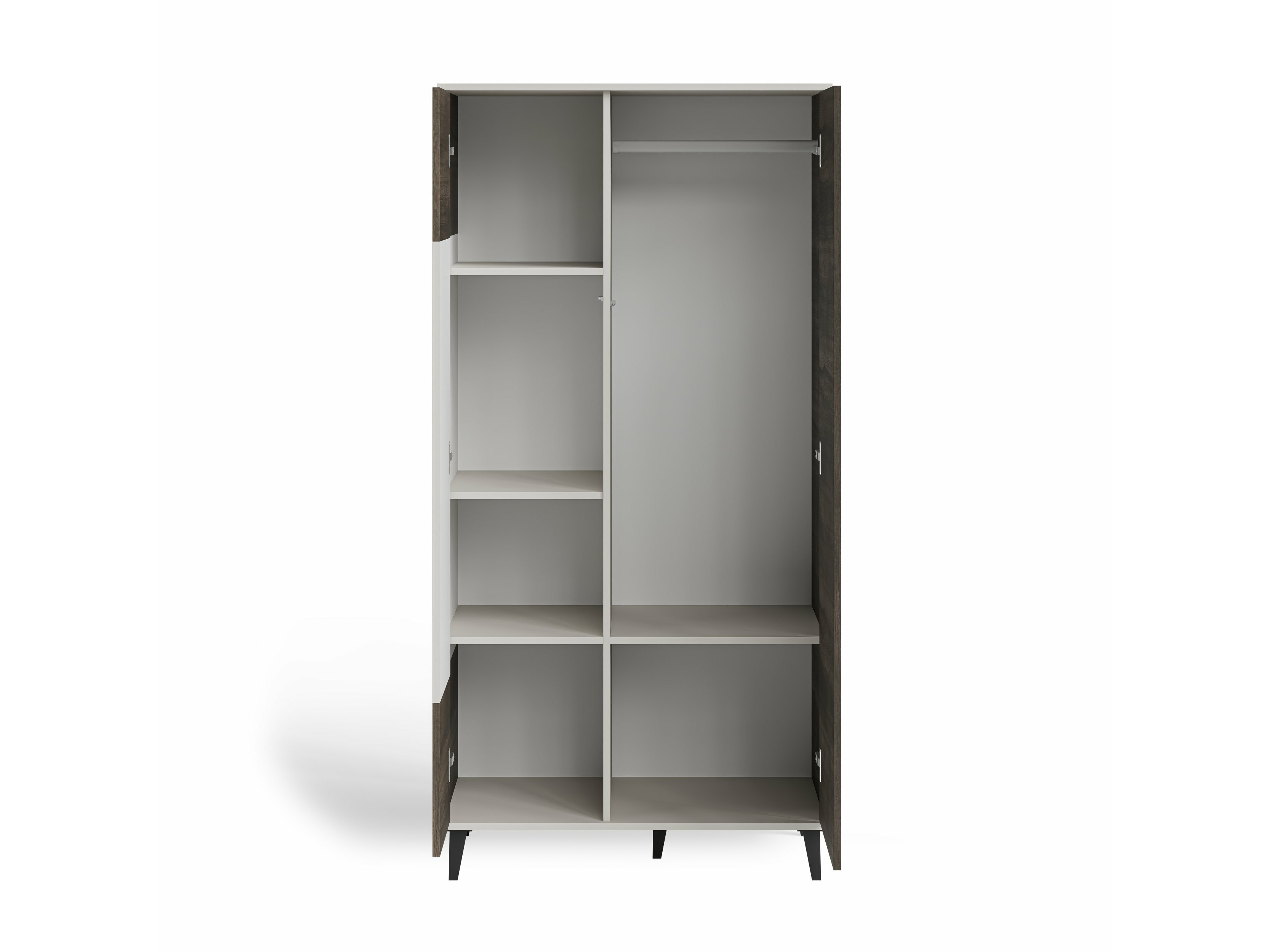 Armoire Luelia 113 (Noyer + Cachemire)