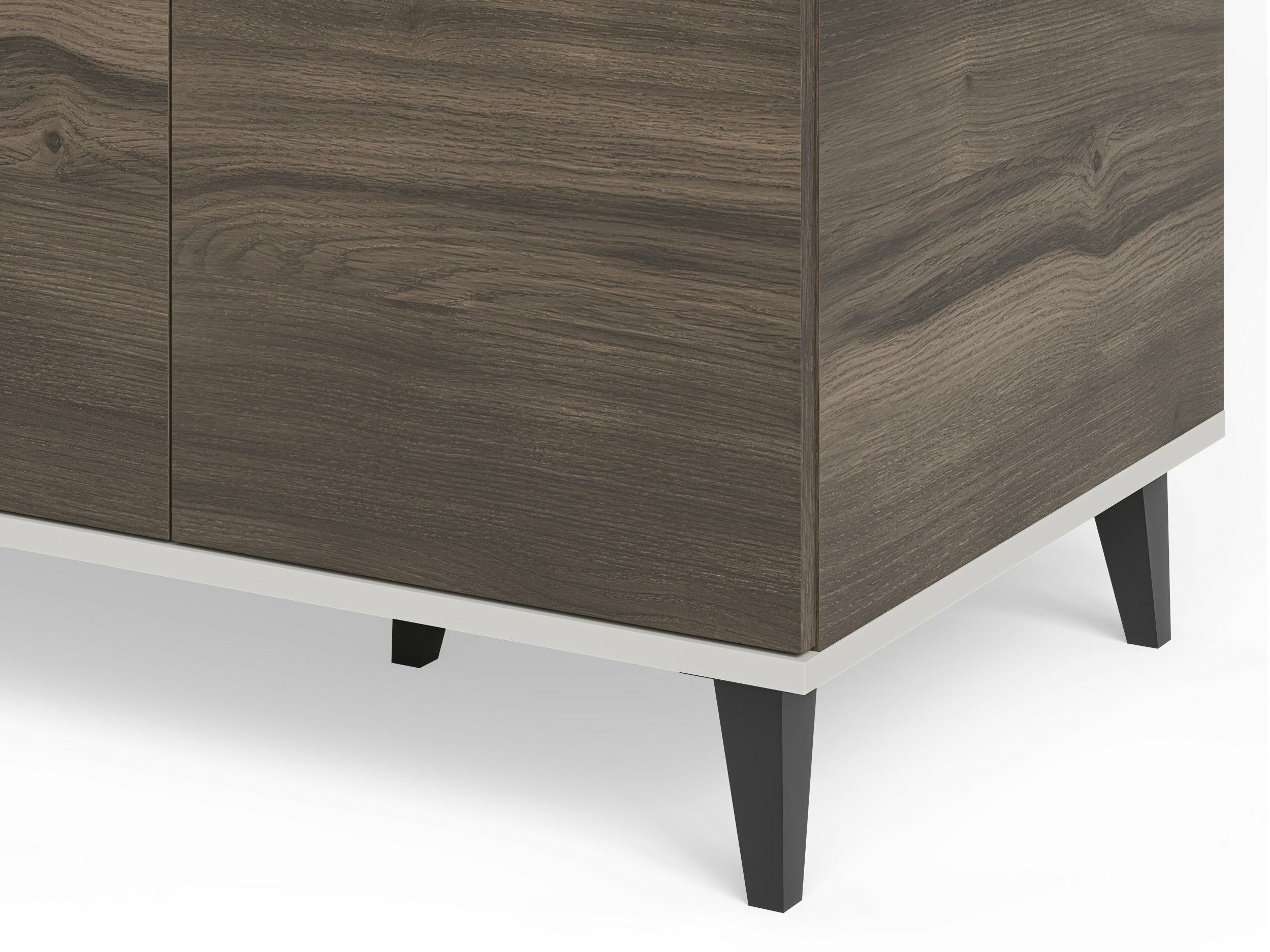 Armoire Luelia 113 (Noyer + Cachemire)