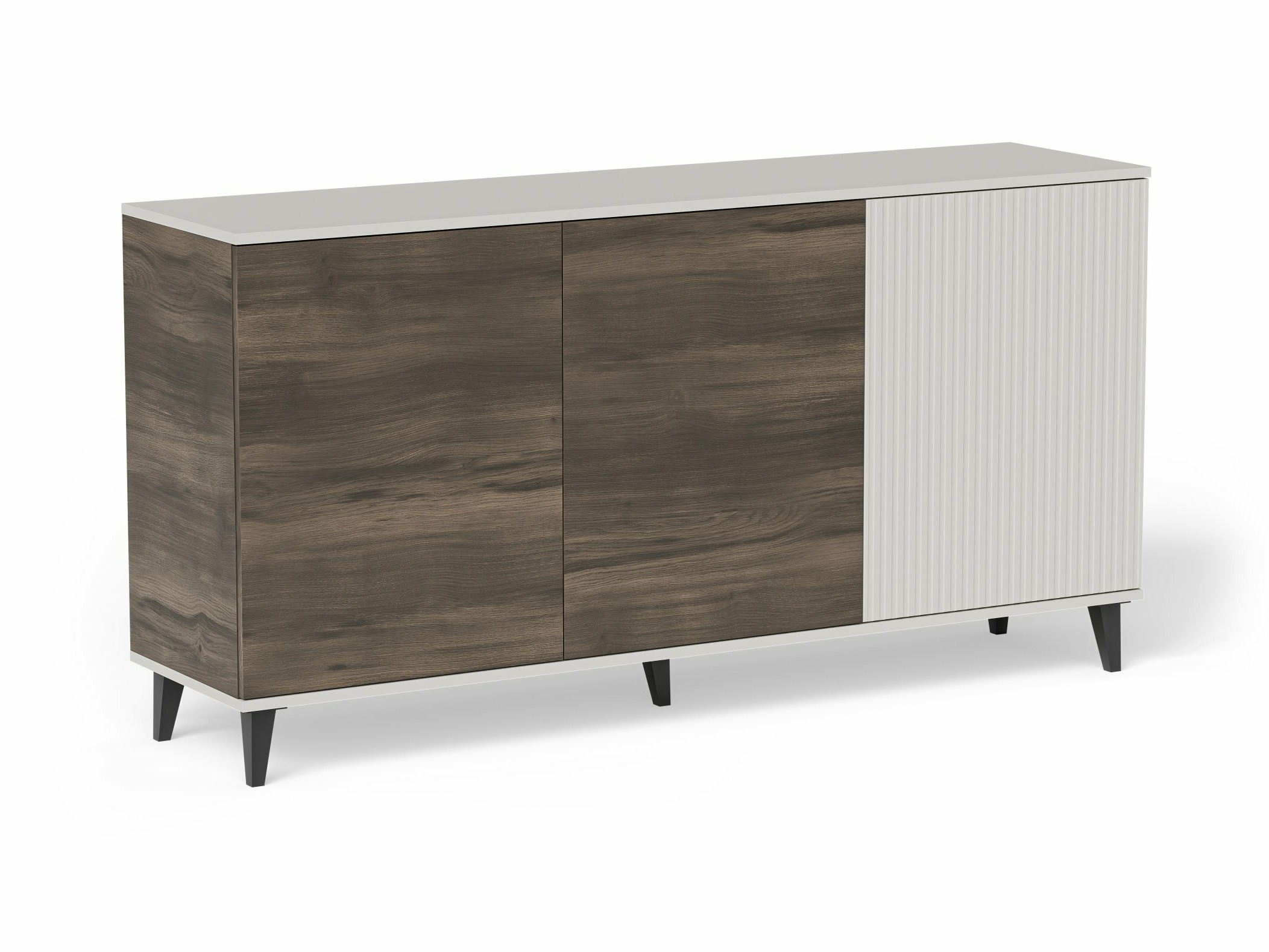 Buffet Luelia 120 (Noyer + Cachemire)