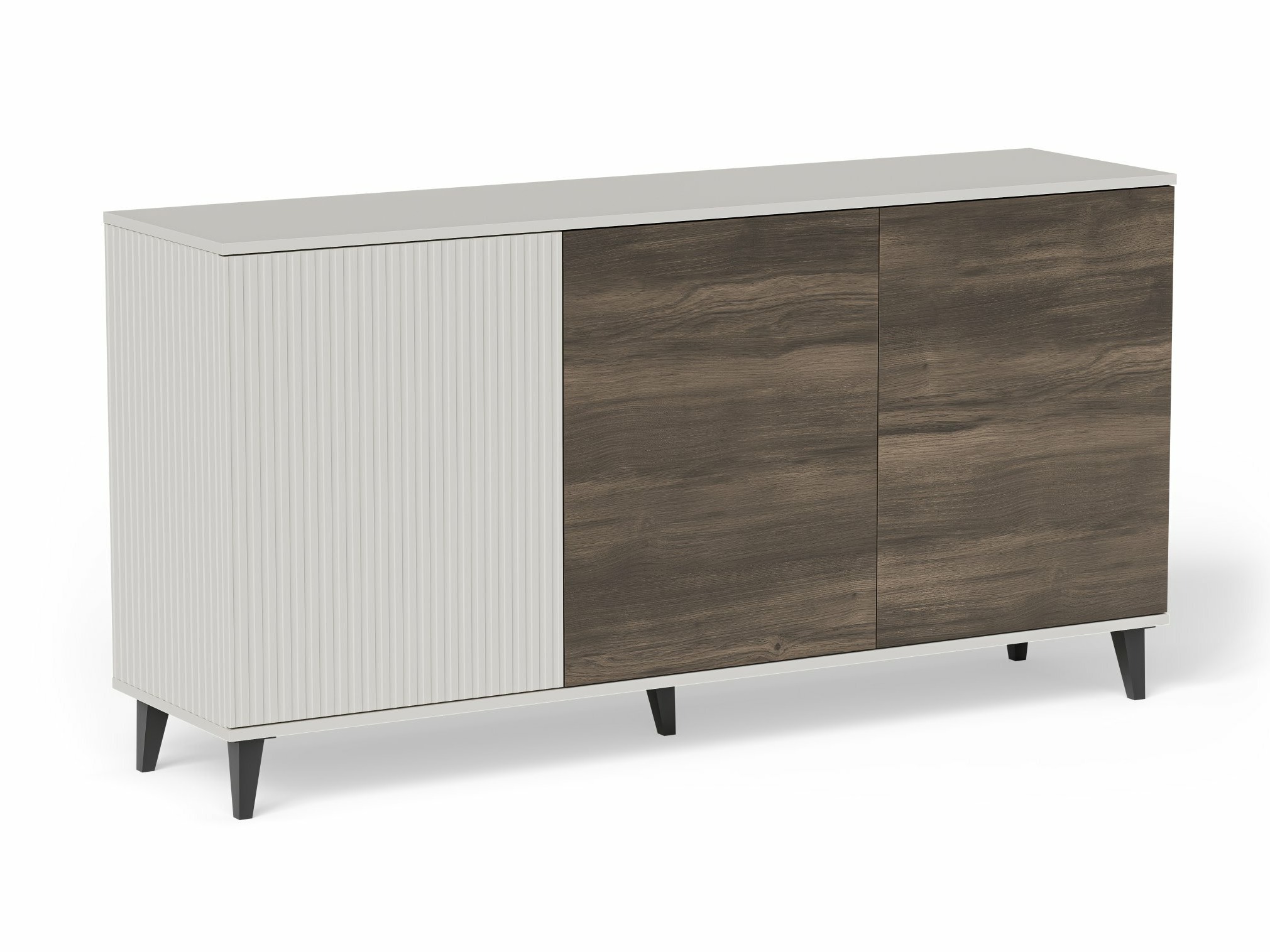 Buffet Luelia 120 (Noyer + Cachemire)