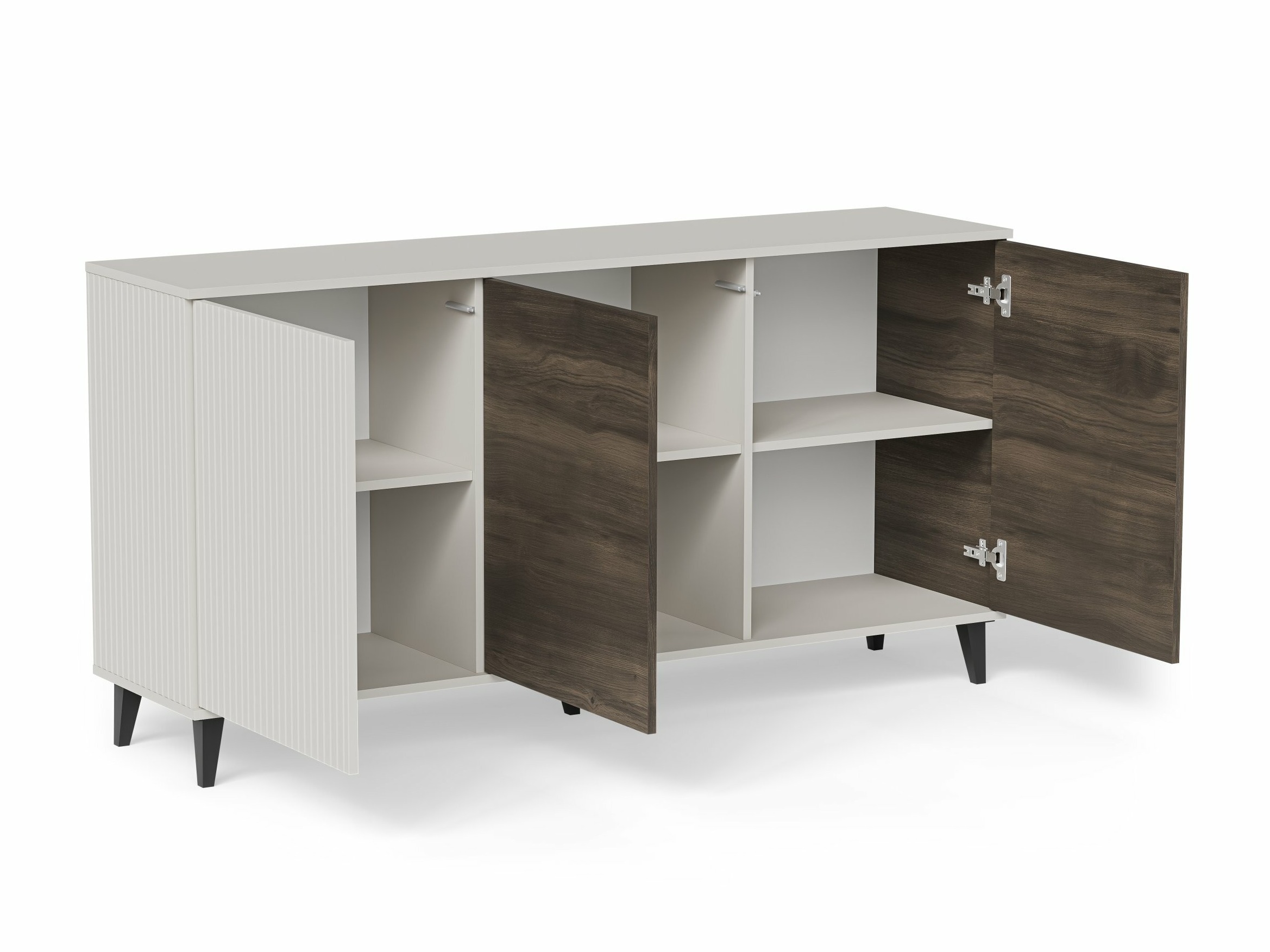 Buffet Luelia 120 (Noyer + Cachemire)